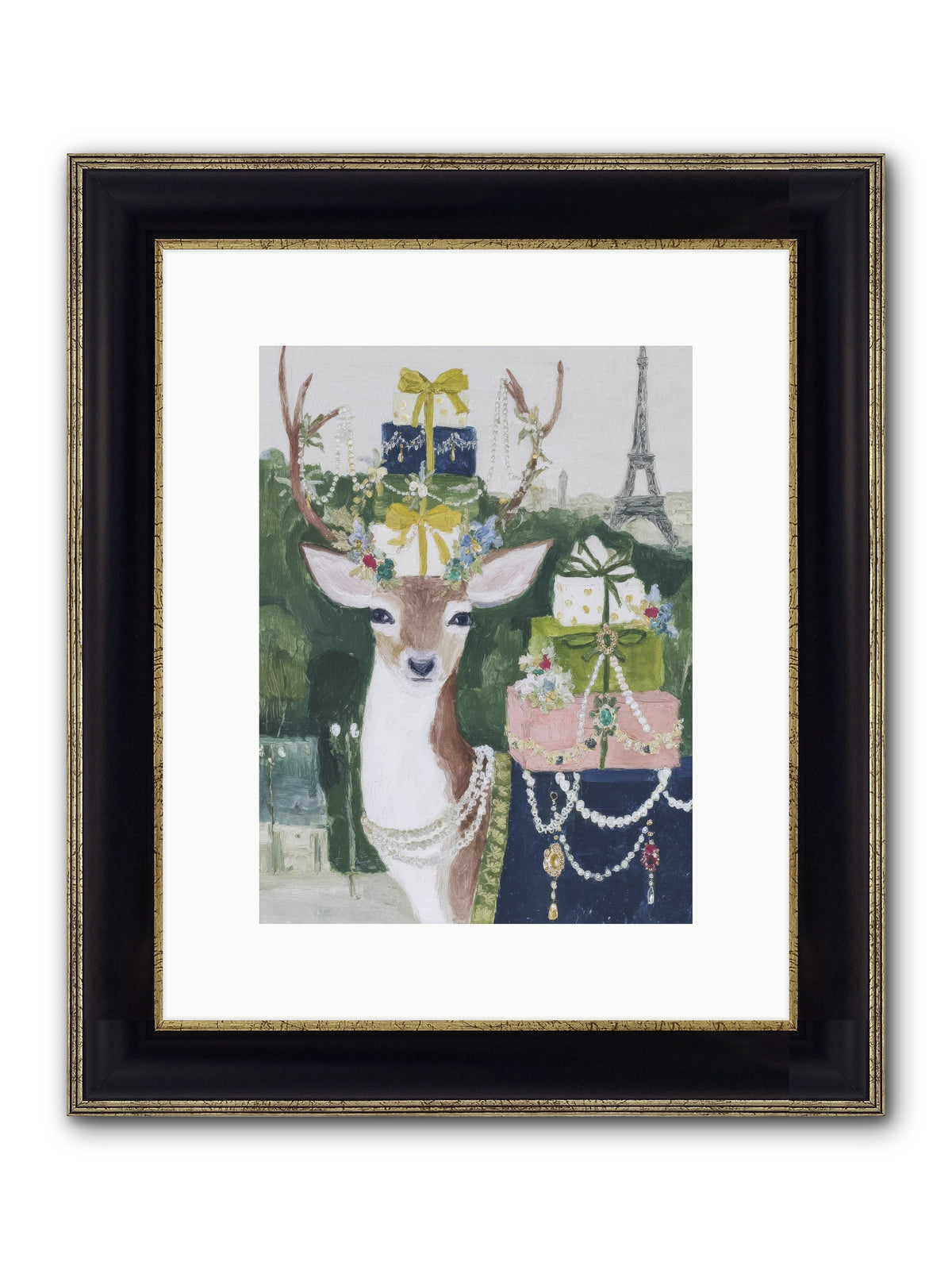 Enchantment Incarnate Framed Print - Black & Gold 9x12