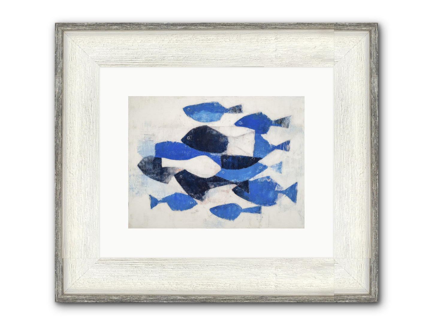 Enigma Framed Print - Driftwood White 12x9