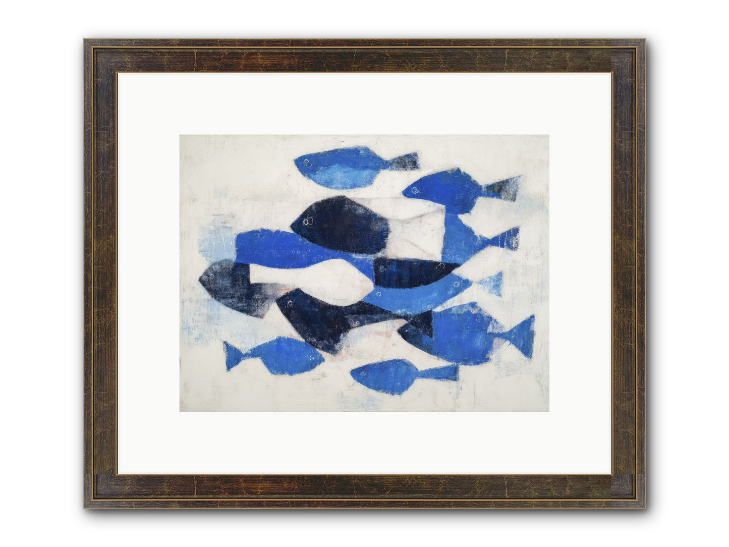 Enigma Framed Print - Slimwoods Black/Gold 12x9