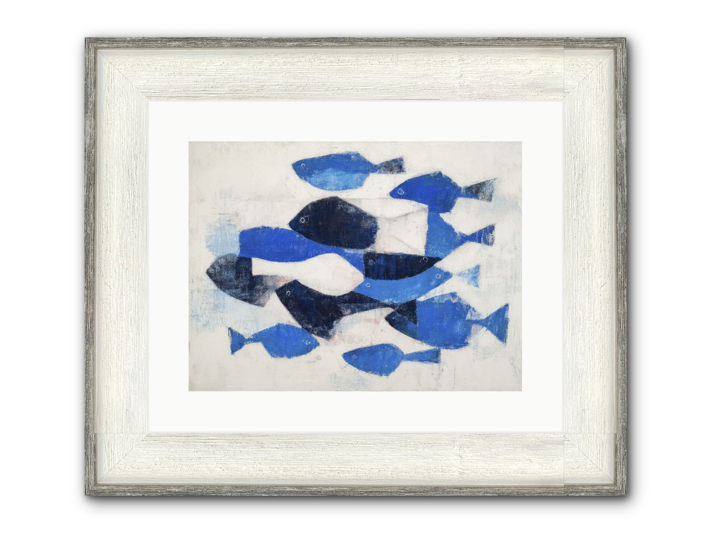 Enigma Framed Print - Driftwood White 16x12