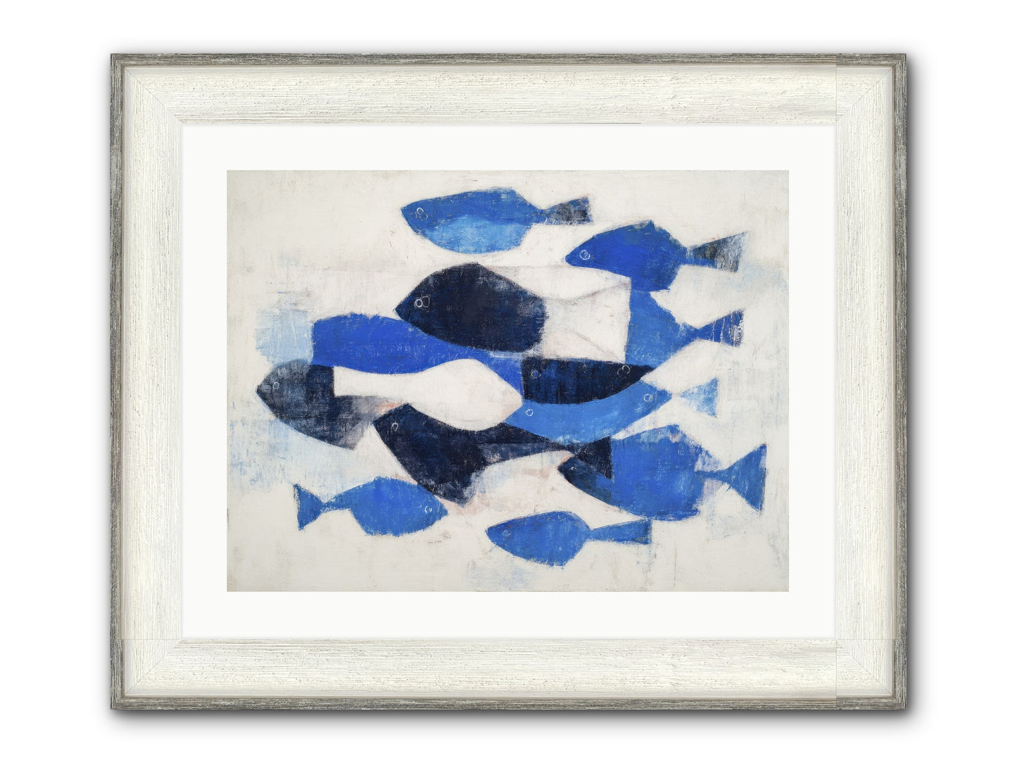 Enigma Framed Print - Driftwood White 24x18