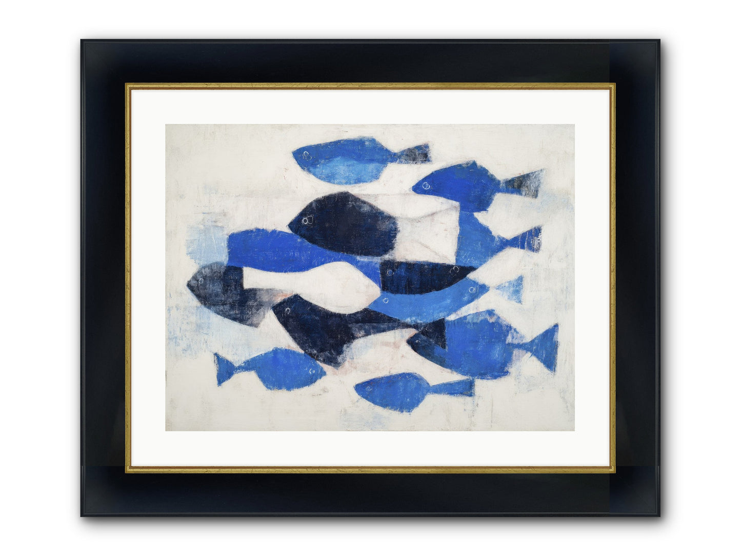 Enigma Framed Print - Wide Black w/Gold 24x18