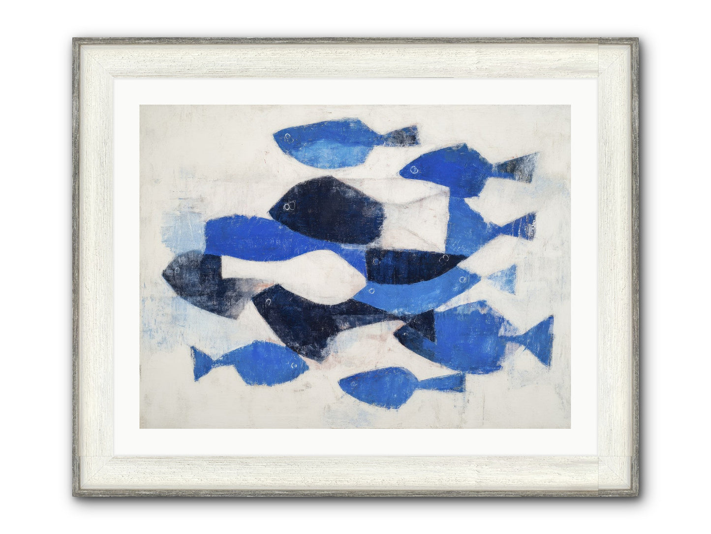Enigma Framed Print - Driftwood White 32x24