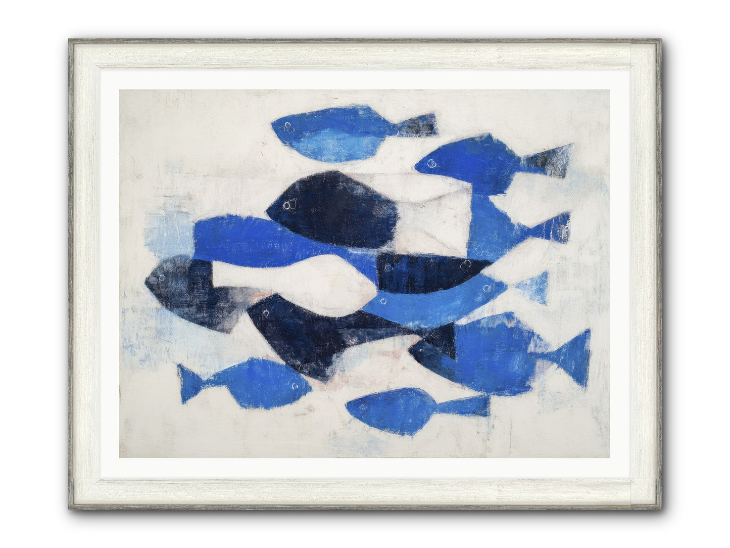 Enigma Framed Print - Driftwood White 48x36