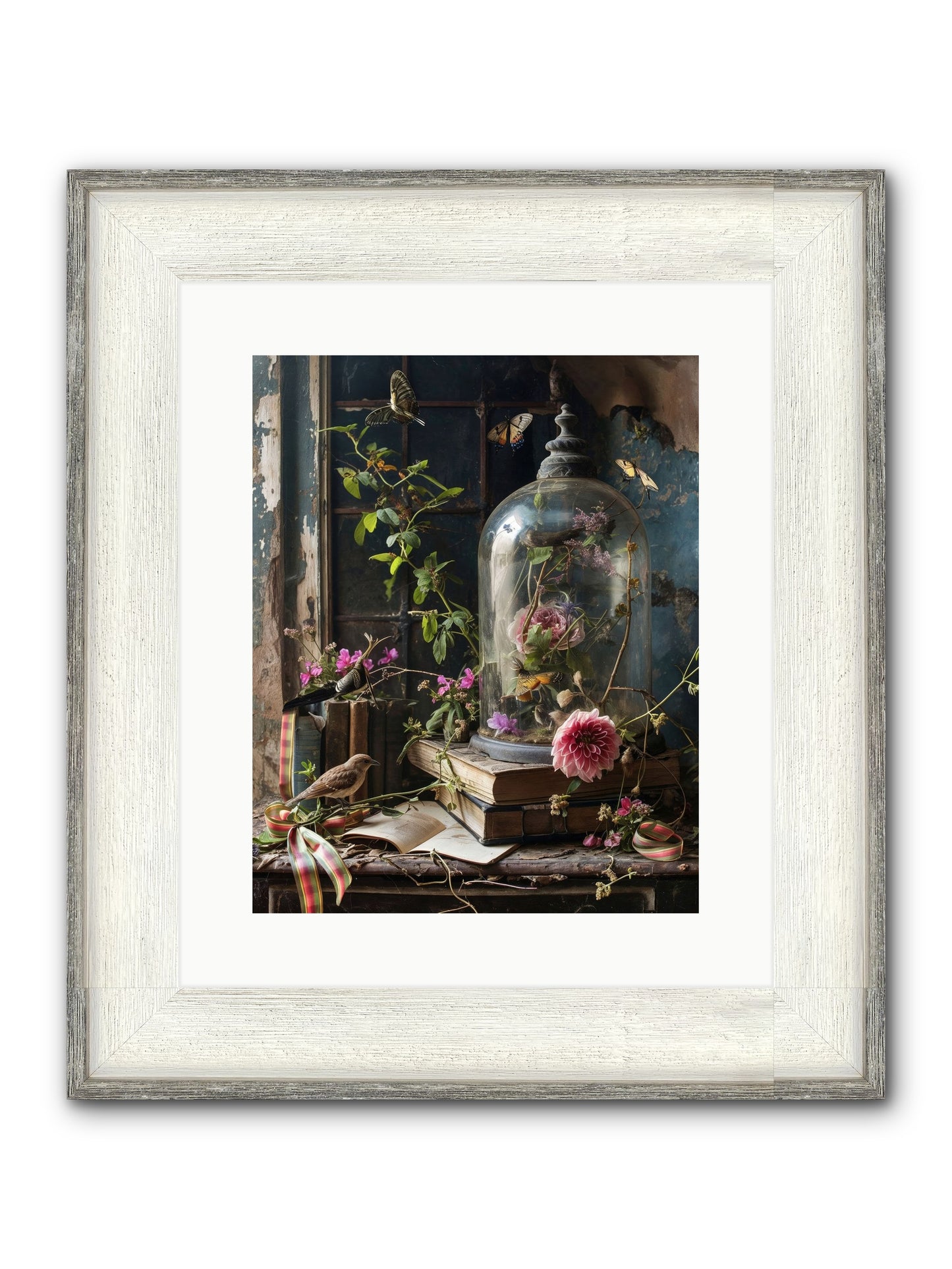 Especially Light Framed Print - Driftwood White 12x15