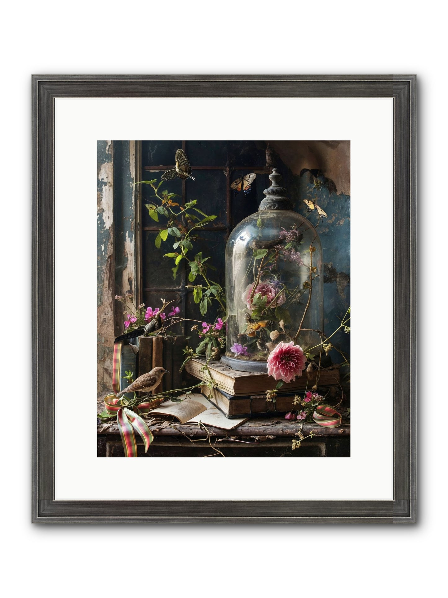 Especially Light Framed Print - Slimwoods Black/Silver 12x15