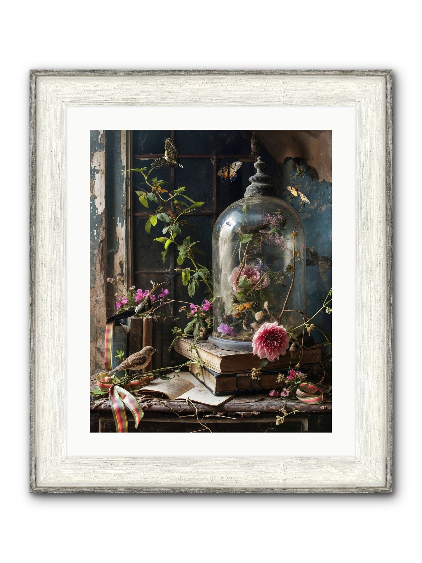 Especially Light Framed Print - Driftwood White 20x25