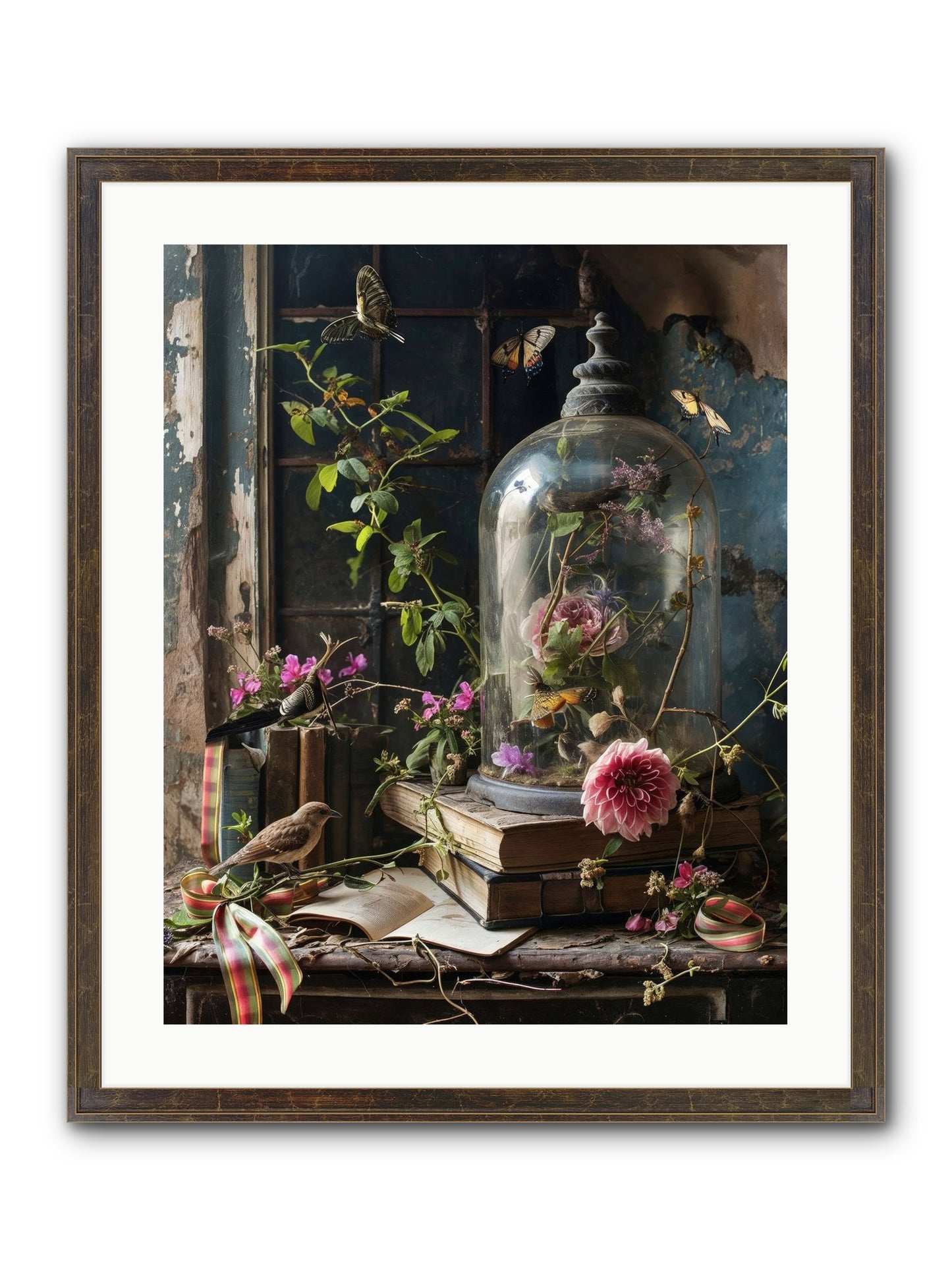 Especially Light Framed Print - Slimwoods Black/Gold 20x25