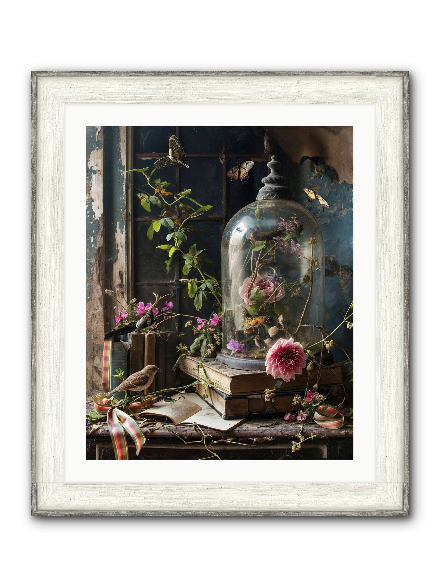 Especially Light Framed Print - Driftwood White 24x30