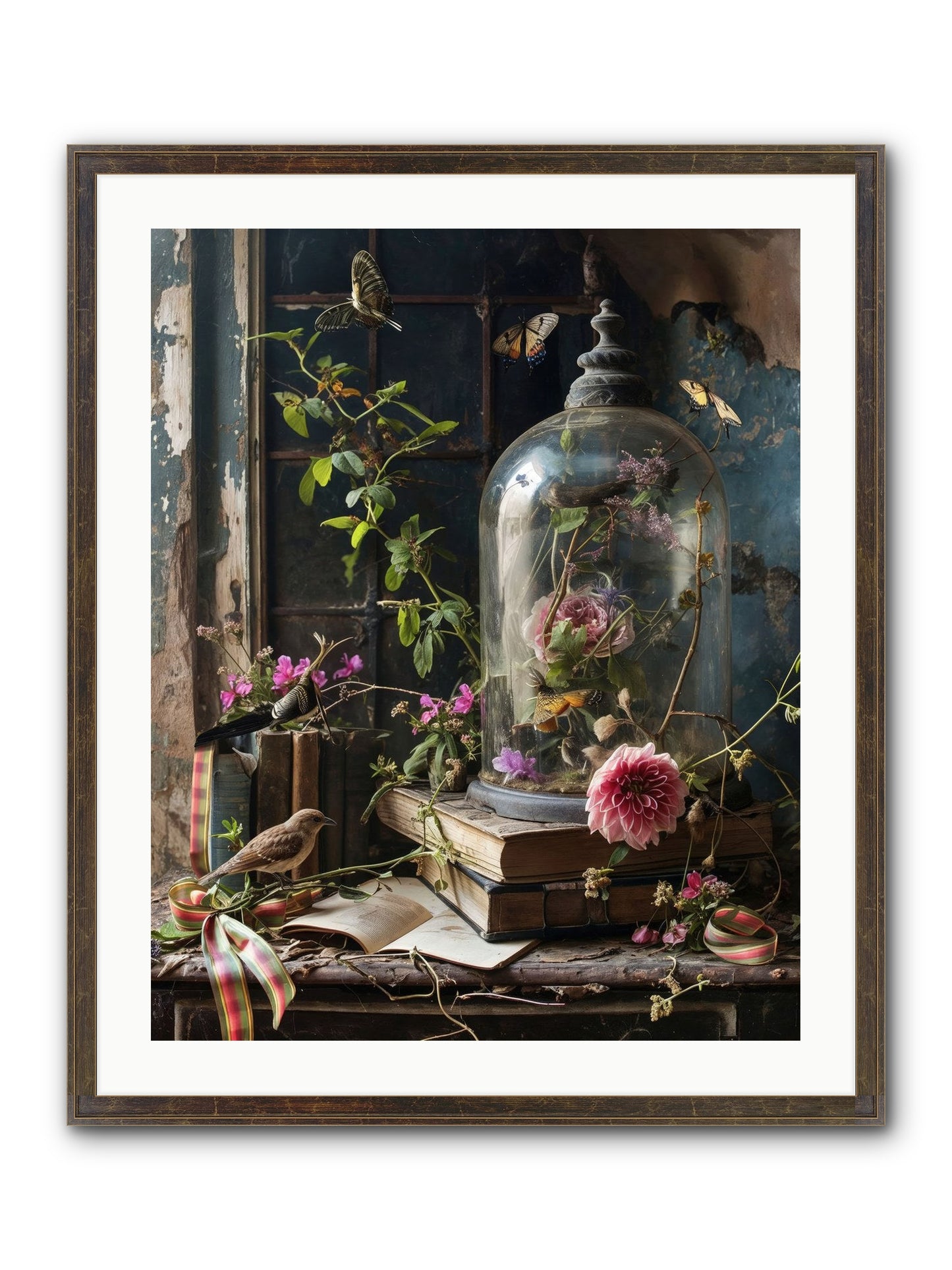 Especially Light Framed Print - Slimwoods Black/Gold 24x30