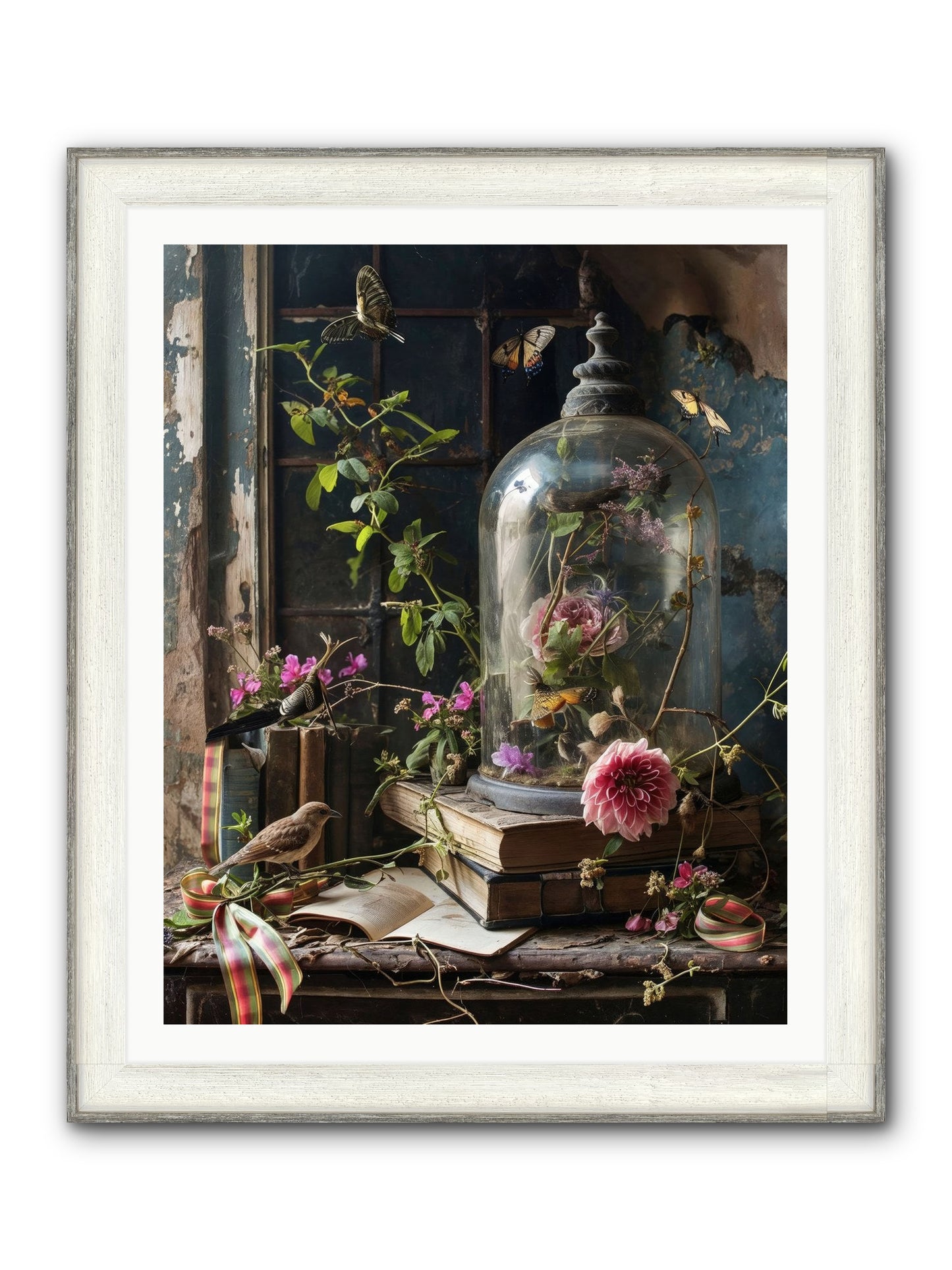 Especially Light Framed Print - Driftwood White 32x40
