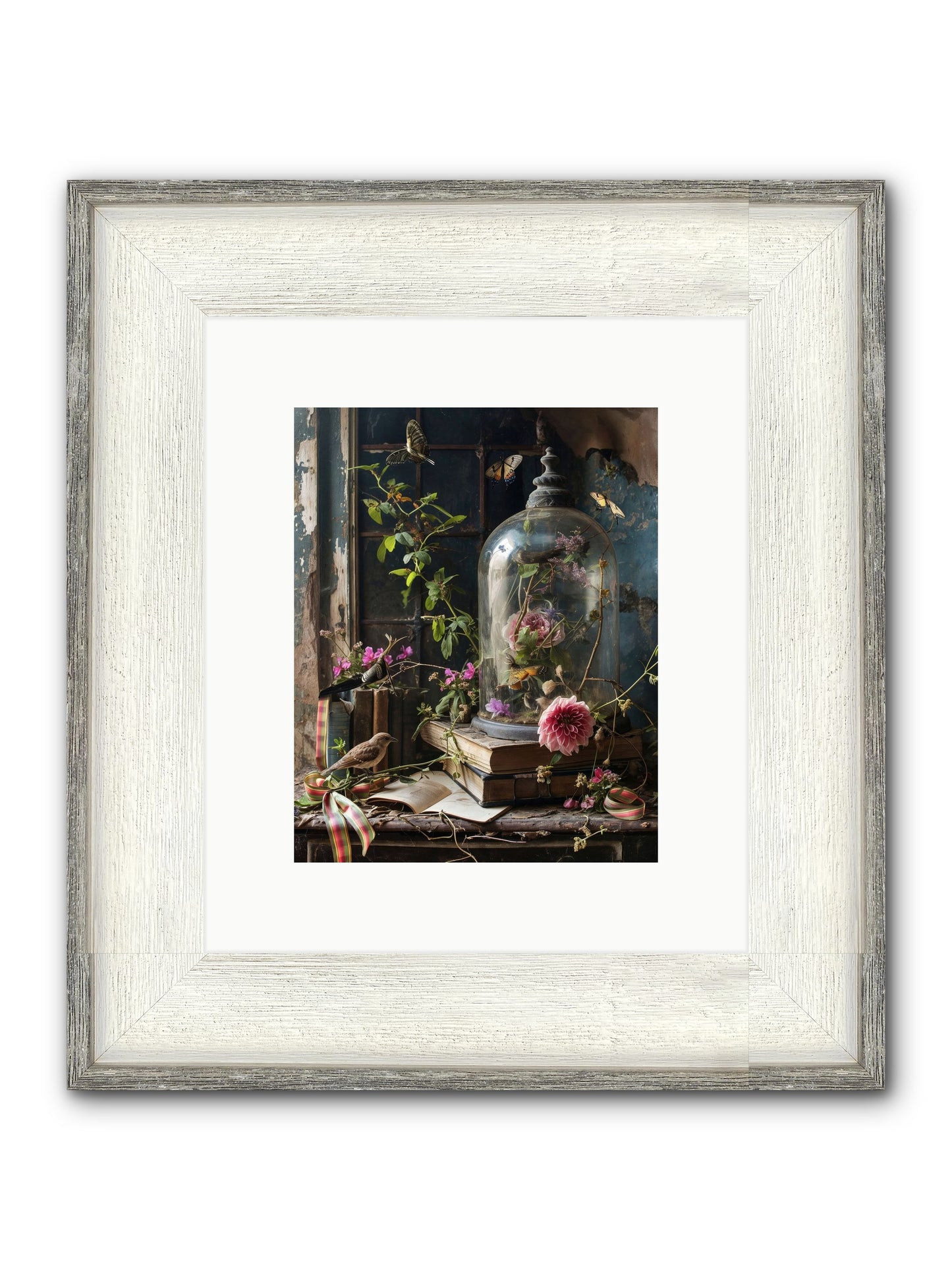 Especially Light Framed Print - Driftwood White 8x10