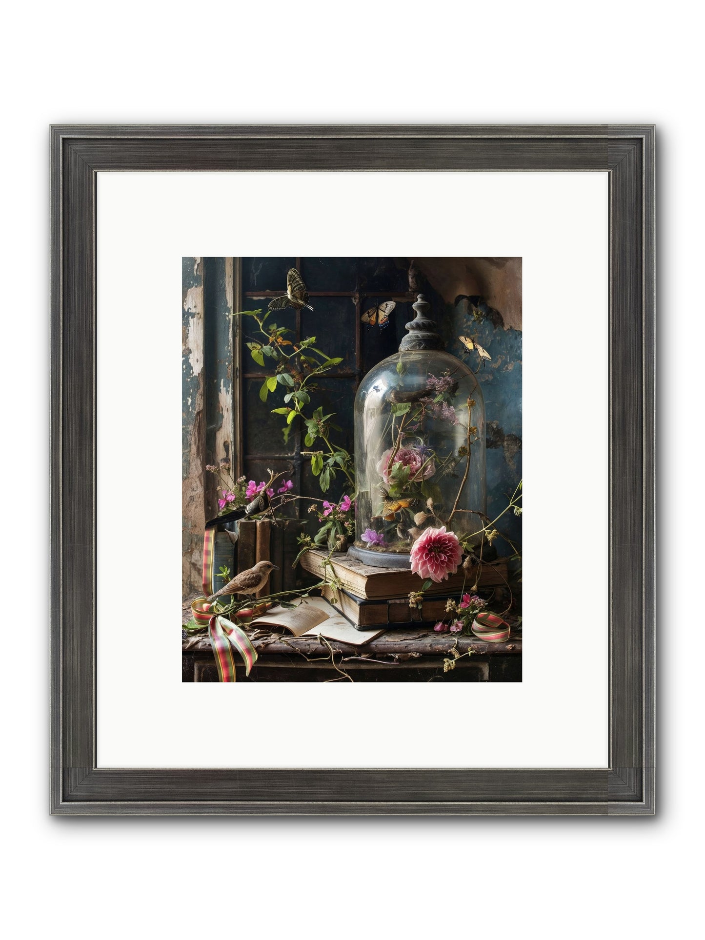 Especially Light Framed Print - Slimwoods Black/Silver 8x10