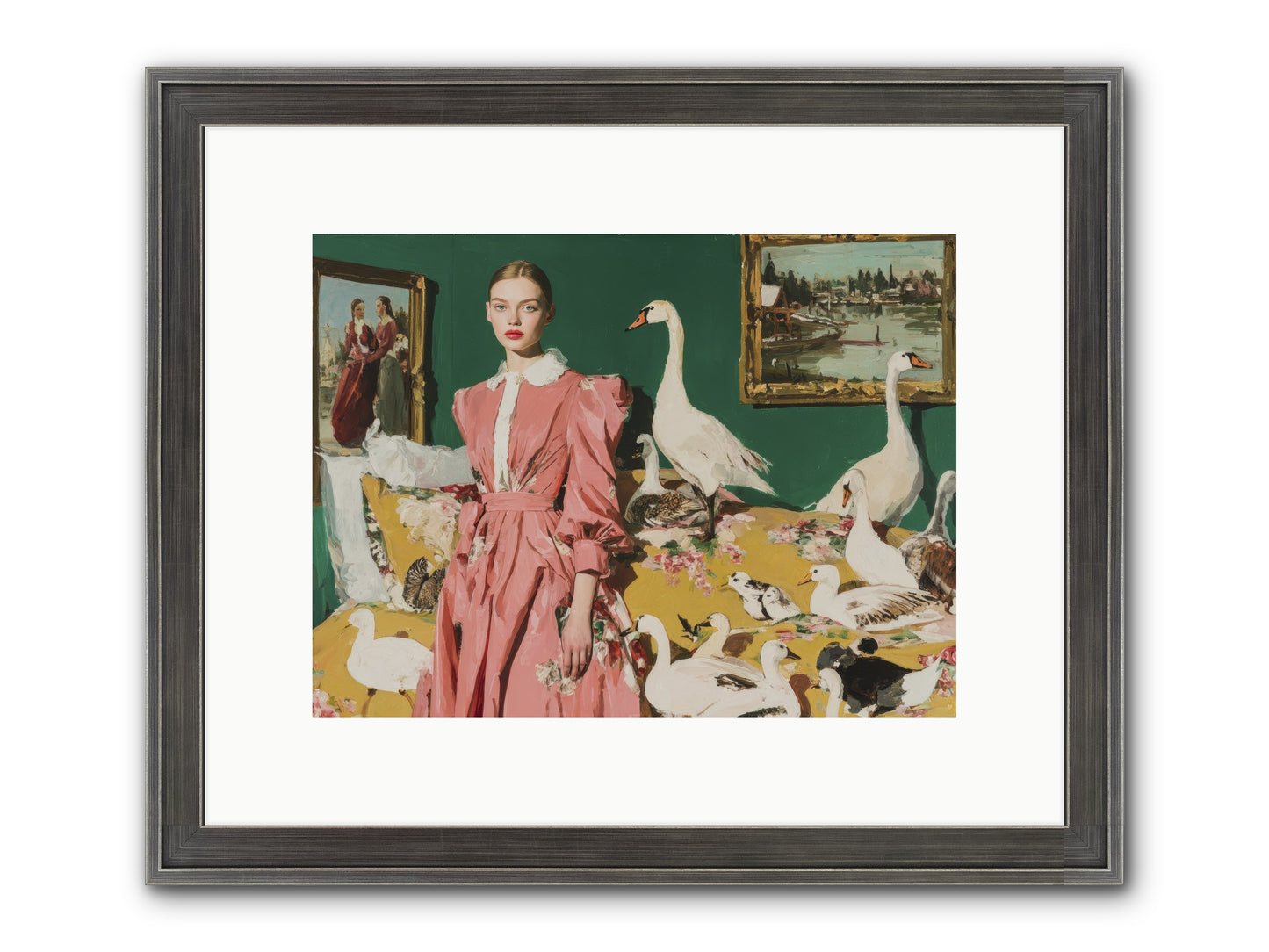 Estate Of Kindred Stars Framed Print - Slimwoods Black/Silver 12x9