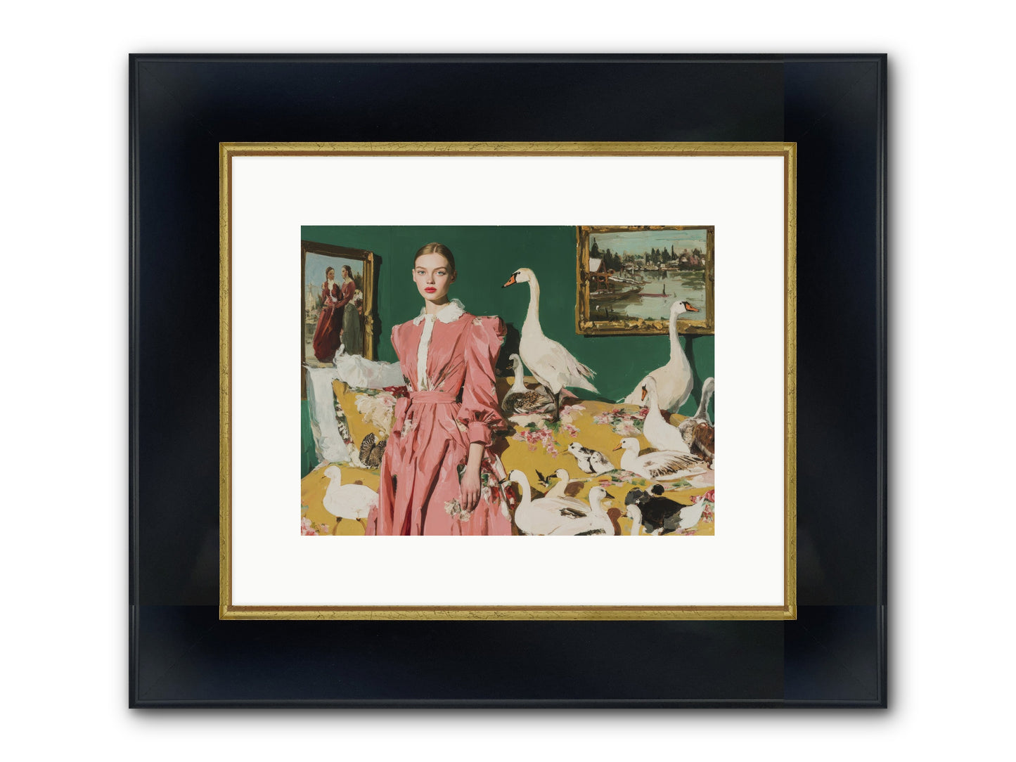 Estate Of Kindred Stars Framed Print - Wide Black w/Gold 12x9