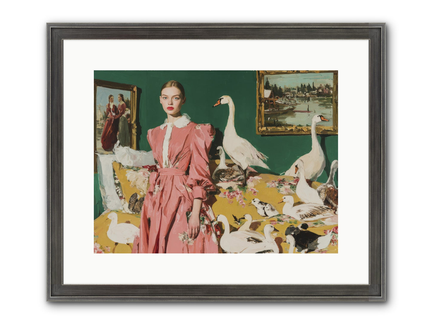 Estate Of Kindred Stars Framed Print - Slimwoods Black/Silver 16x12