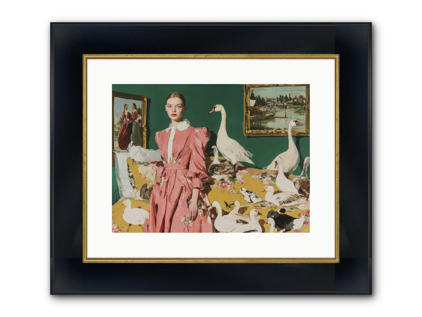 Estate Of Kindred Stars Framed Print - Wide Black w/Gold 16x12