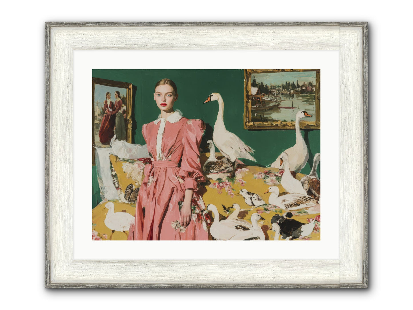 Estate Of Kindred Stars Framed Print - Driftwood White 24x18