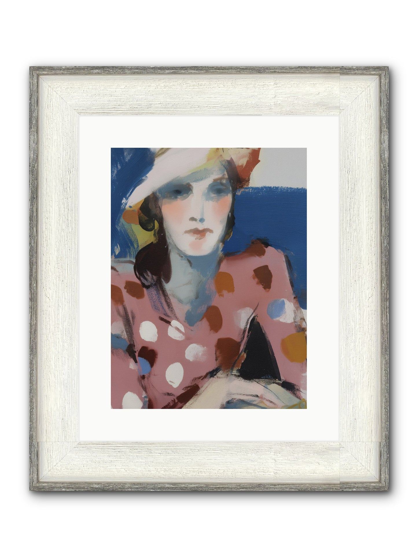 Eternal Flame Framed Print - Driftwood White 12x16