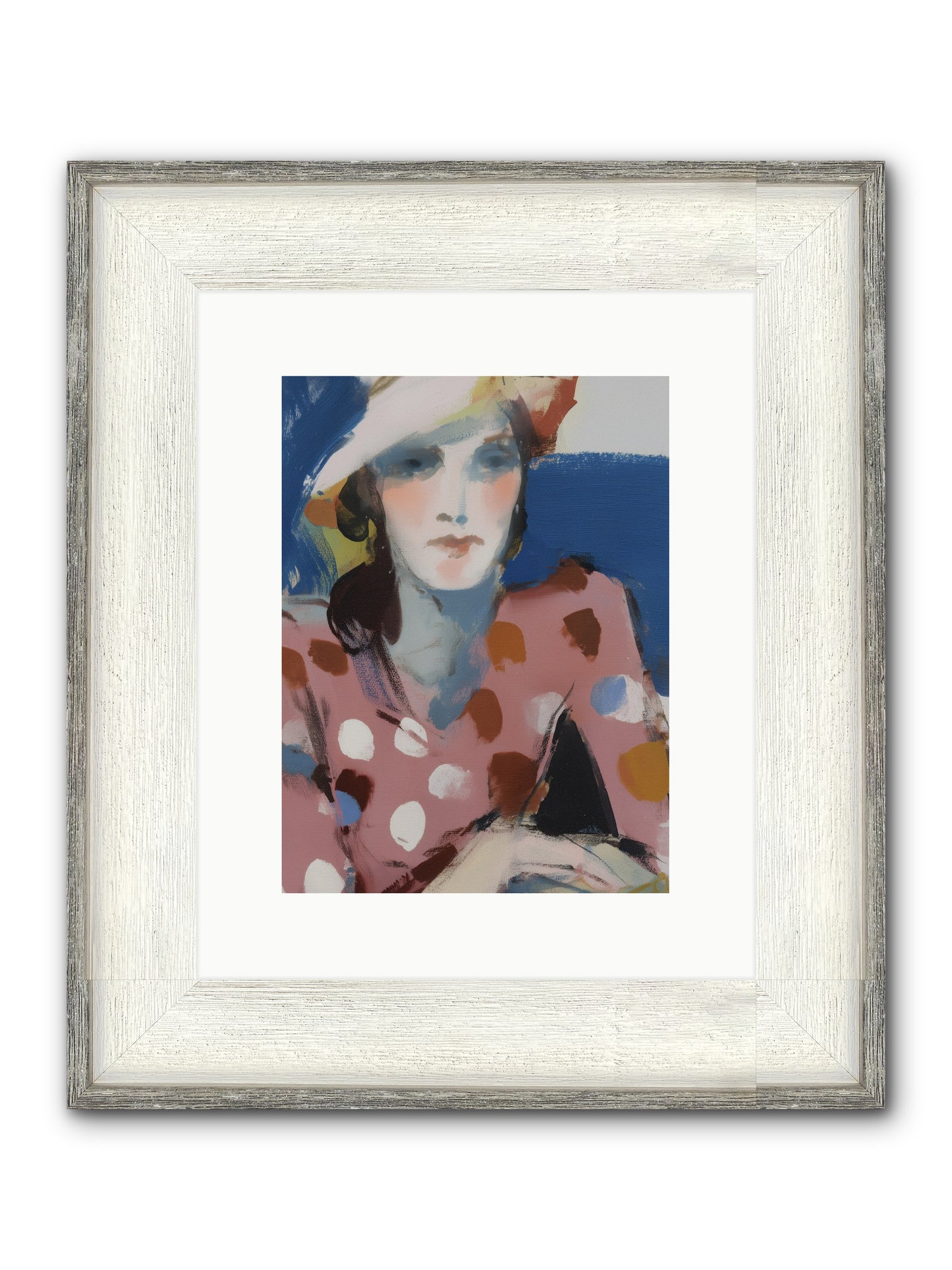 Eternal Flame Framed Print - Driftwood White 9x12