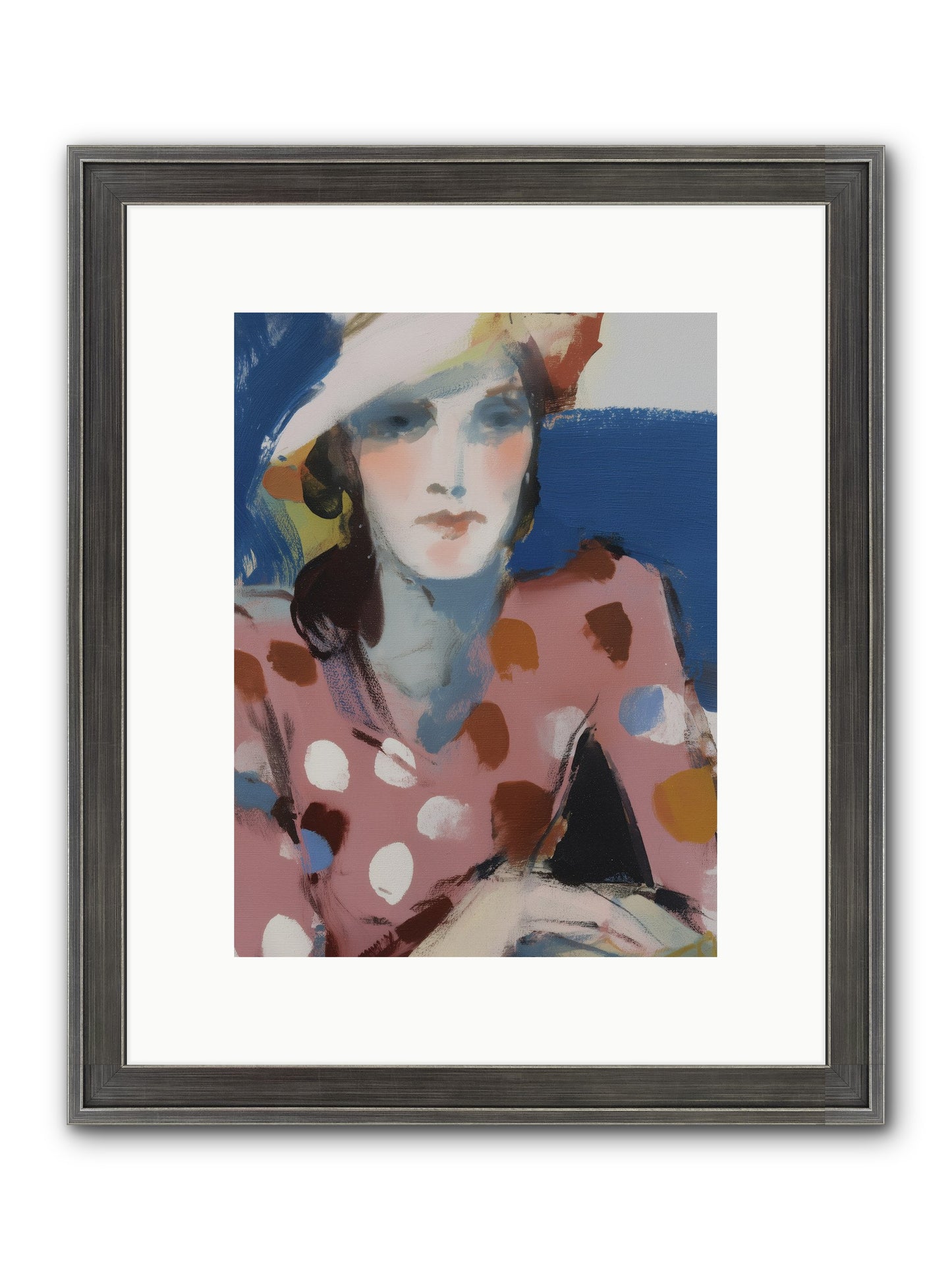 Eternal Flame Framed Print - Slimwoods Black/Silver 9x12