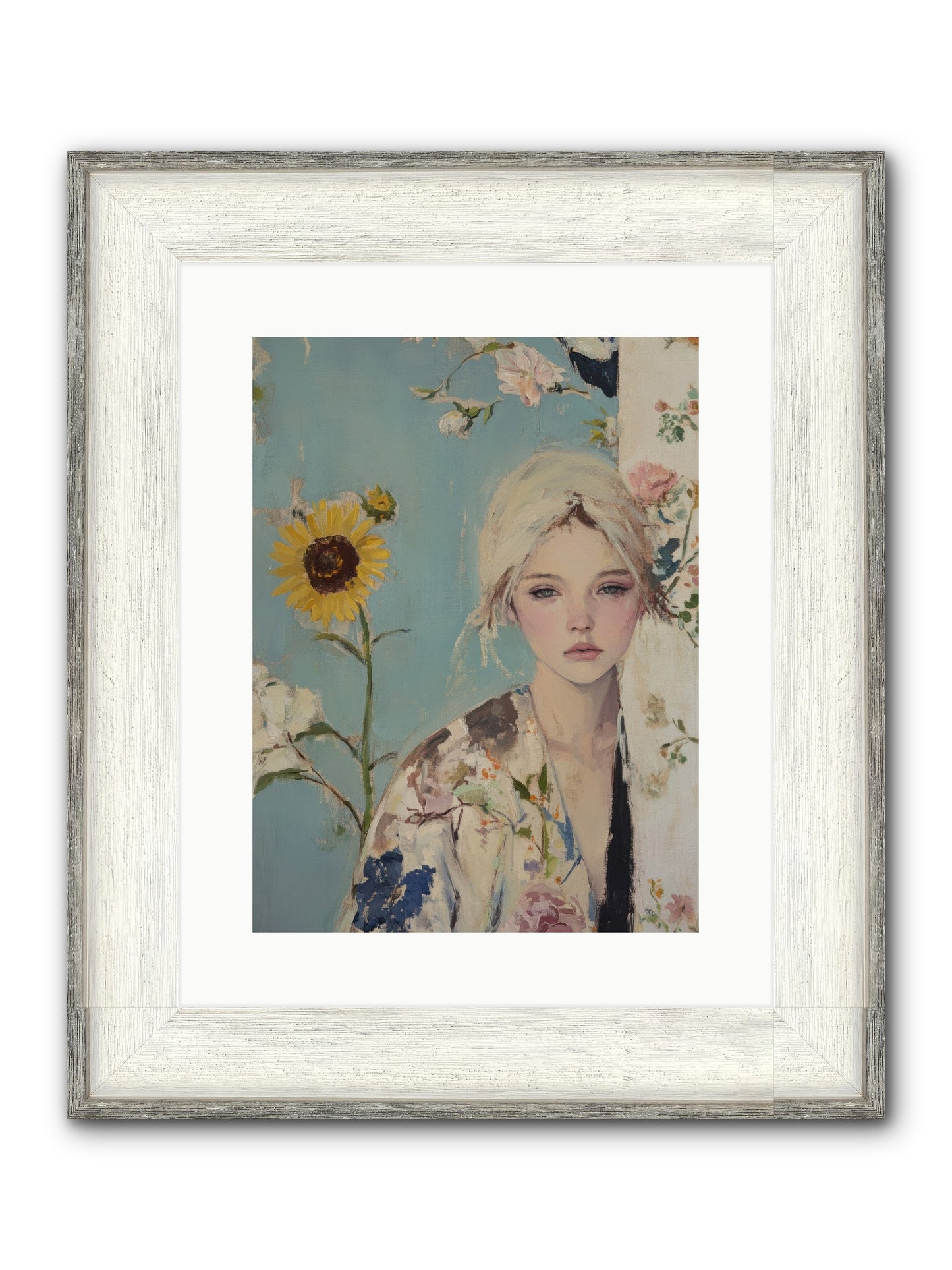 Eternal Sojourn Framed Print - Driftwood White 12x16