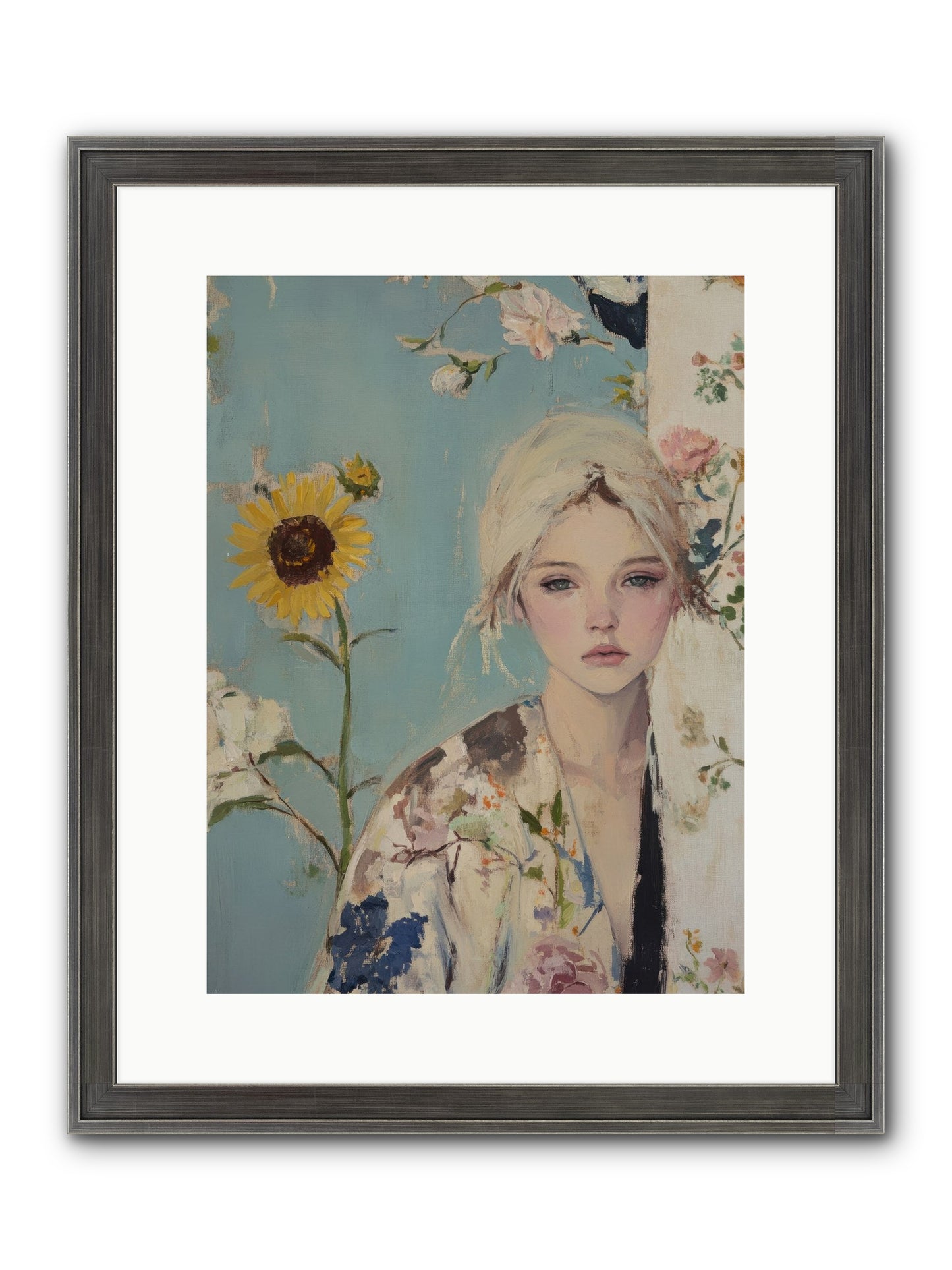 Eternal Sojourn Framed Print - Slimwoods Black/Silver 12x16