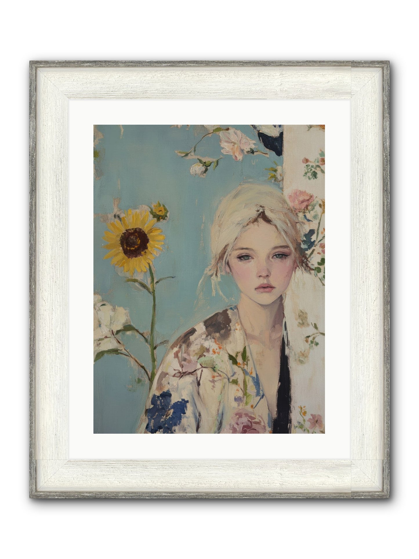 Eternal Sojourn Framed Print - Driftwood White 18x24