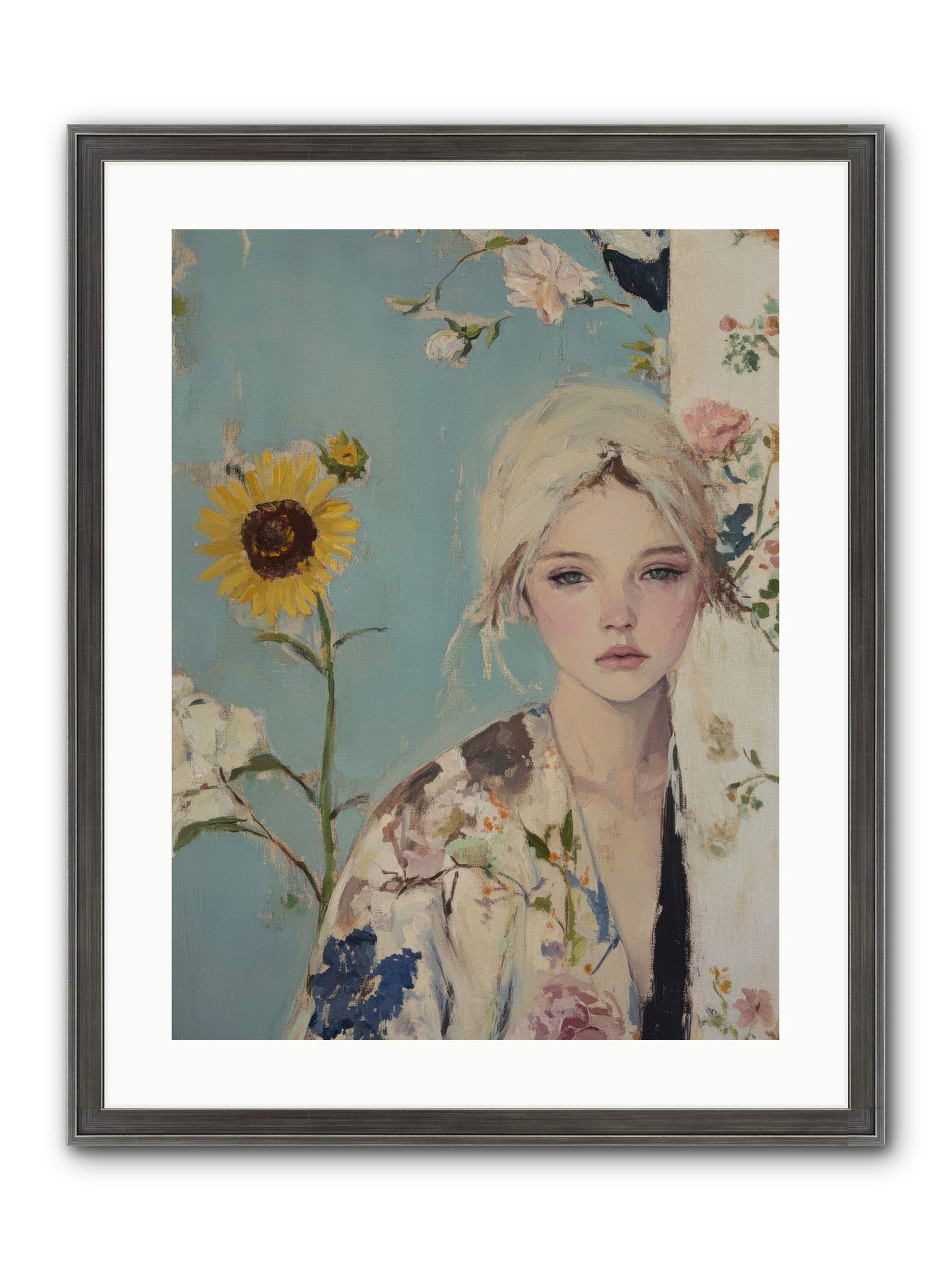 Eternal Sojourn Framed Print - Slimwoods Black/Silver 18x24