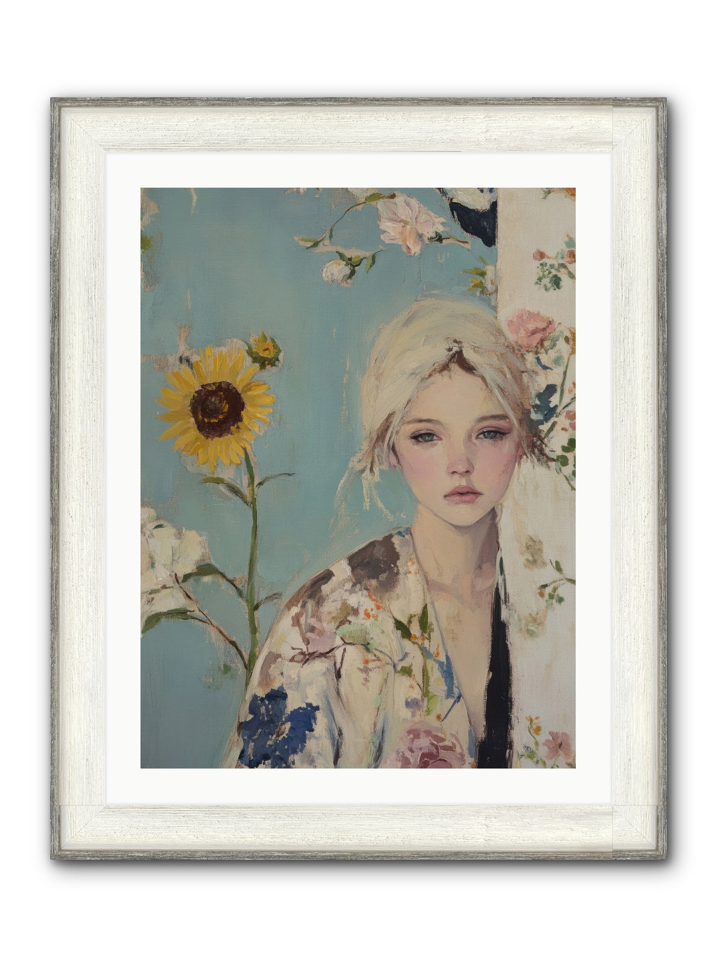 Eternal Sojourn Framed Print - Driftwood White 24x32