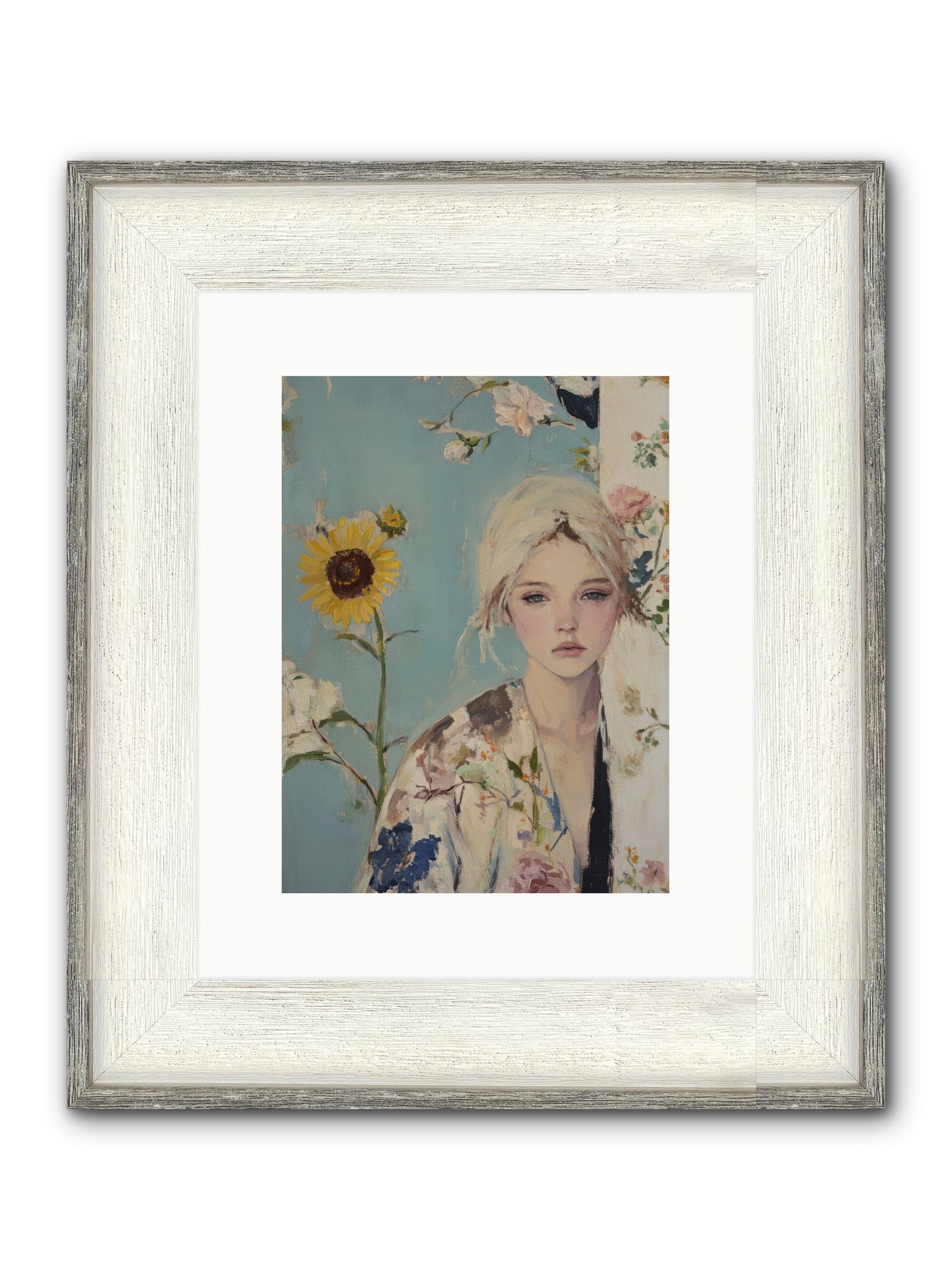Eternal Sojourn Framed Print - Driftwood White 9x12