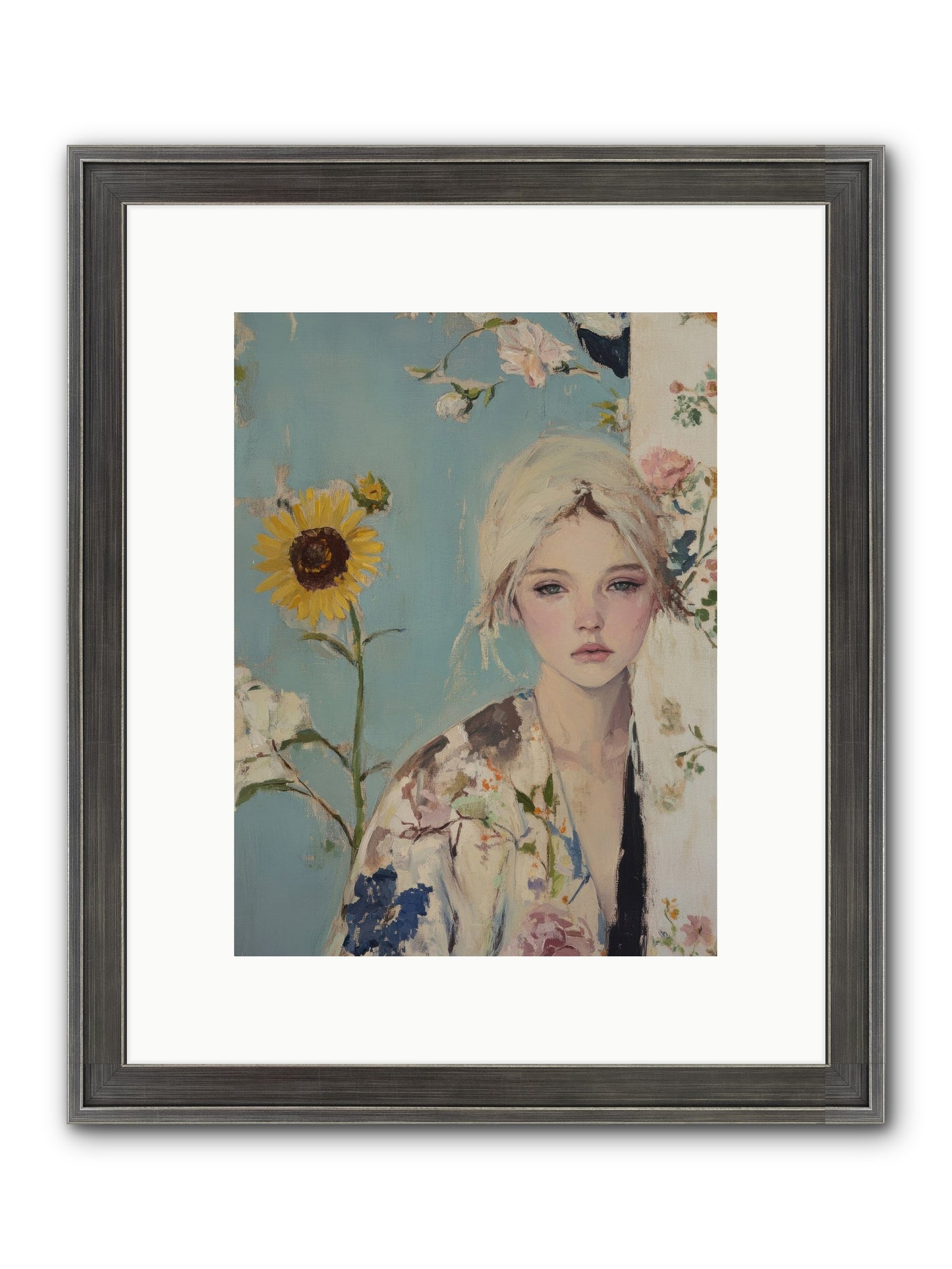 Eternal Sojourn Framed Print - Slimwoods Black/Silver 9x12