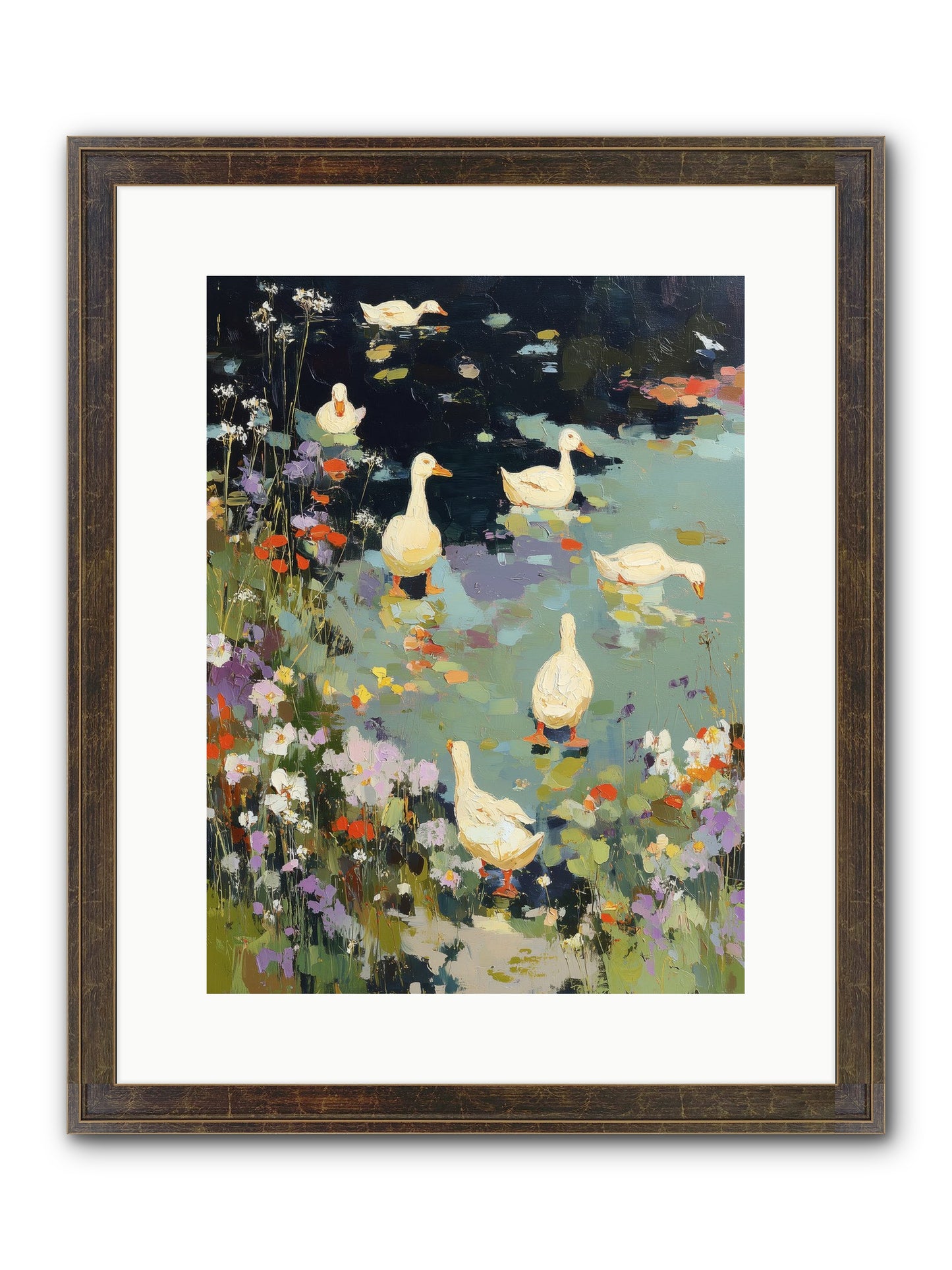 Eternal Summer Framed Print - Slimwoods Black/Gold 12x16