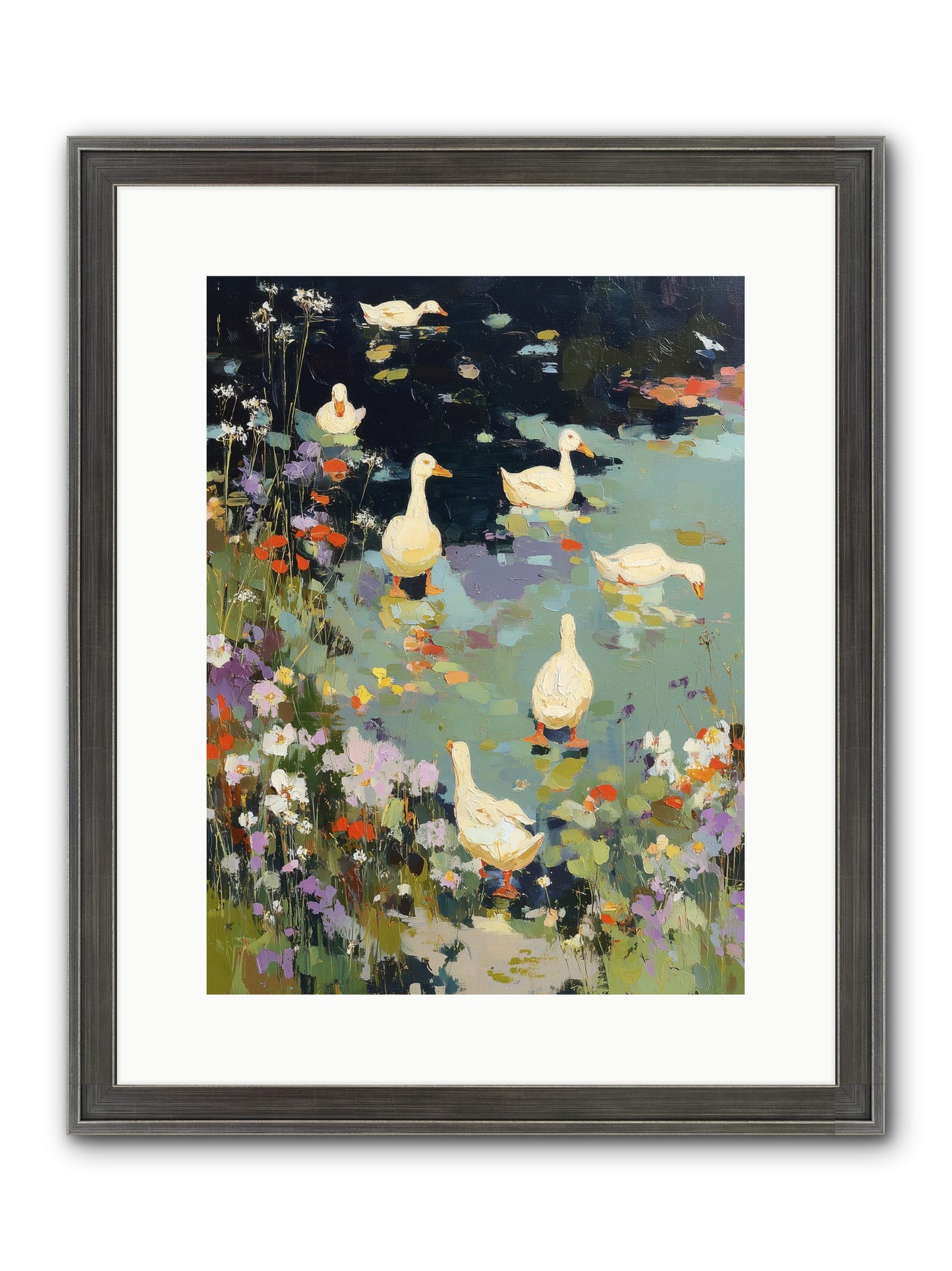 Eternal Summer Framed Print - Slimwoods Black/Silver 12x16