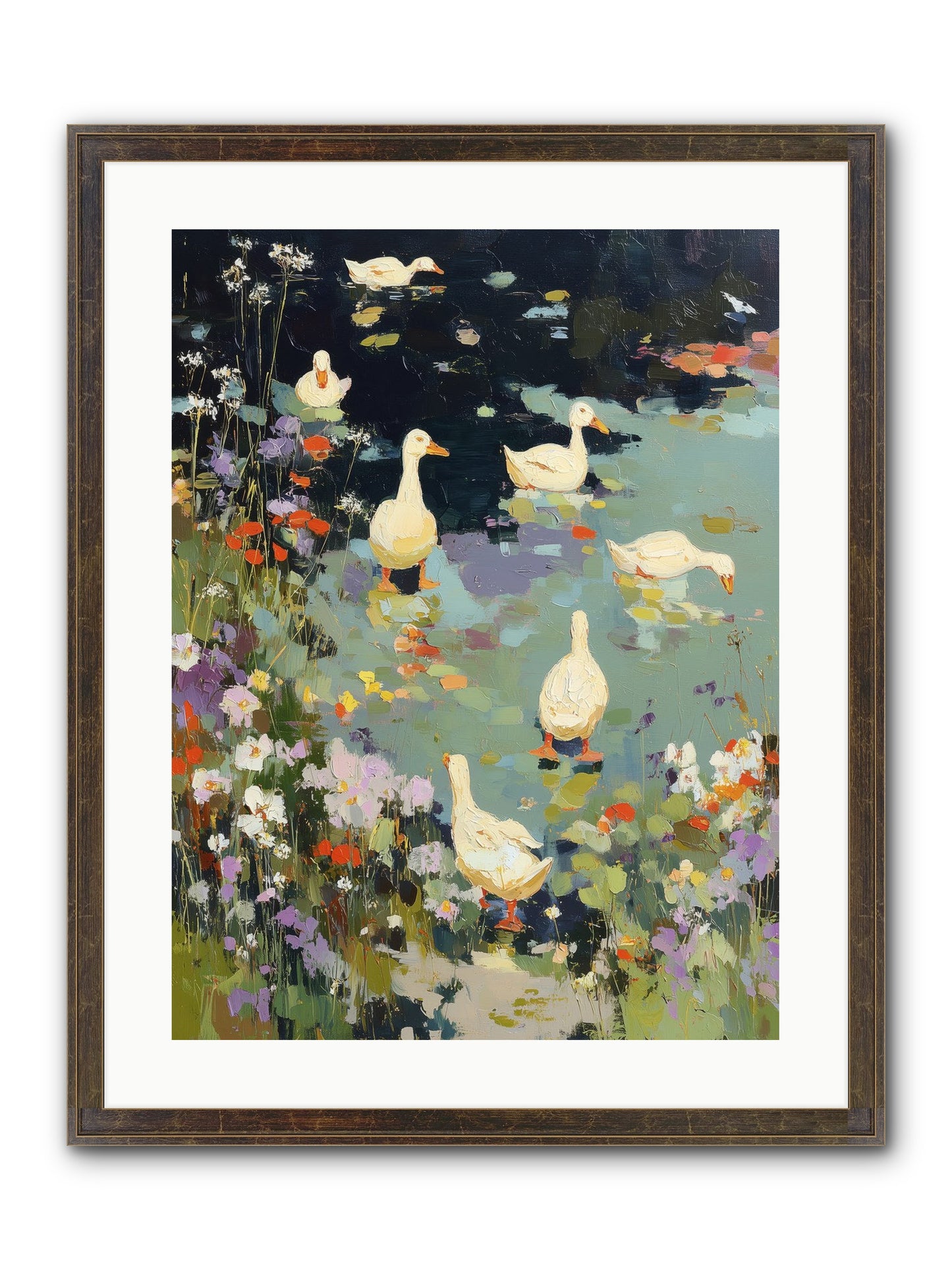 Eternal Summer Framed Print - Slimwoods Black/Gold 18x24