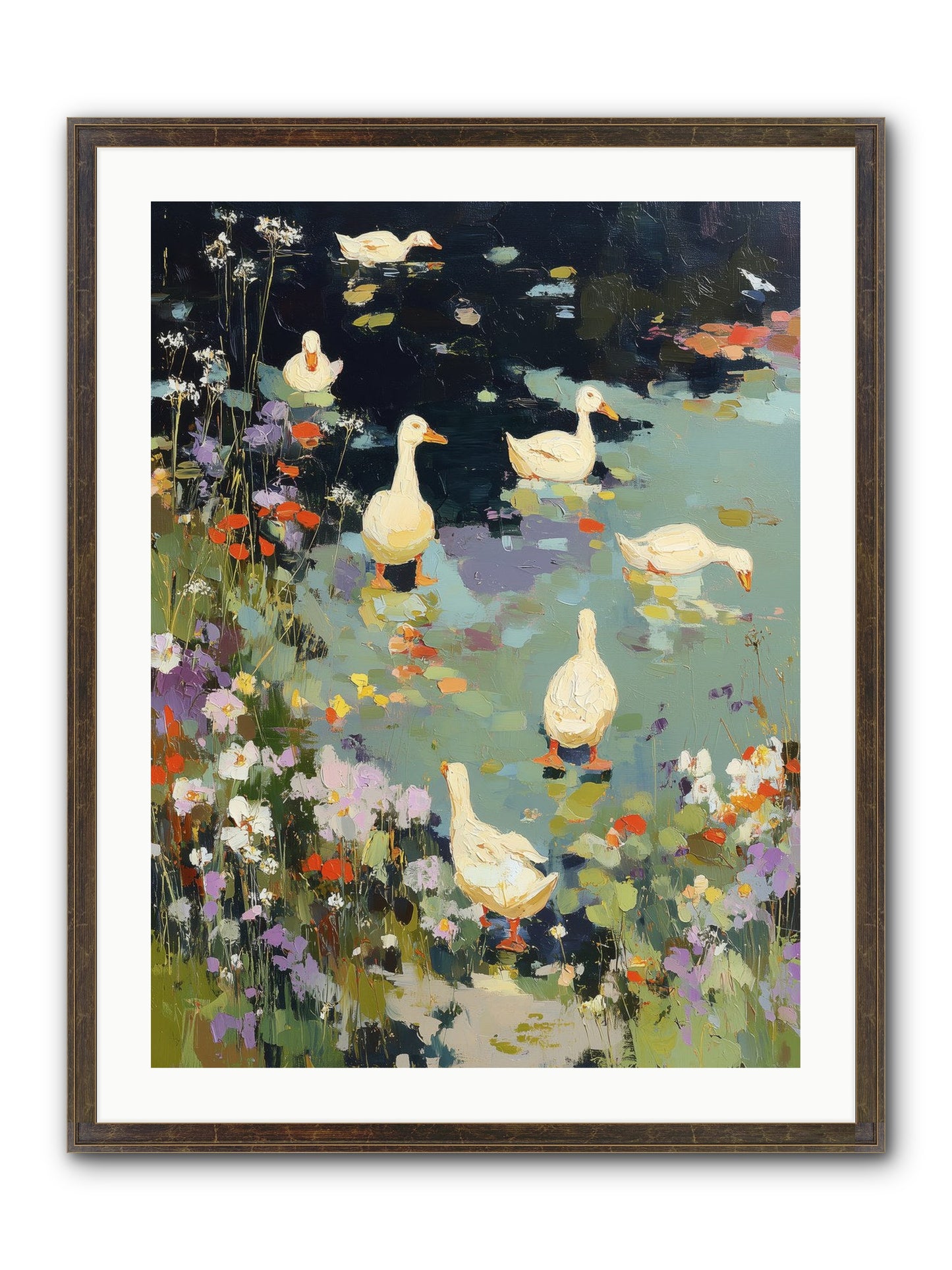 Eternal Summer Framed Print - Slimwoods Black/Gold 24x32