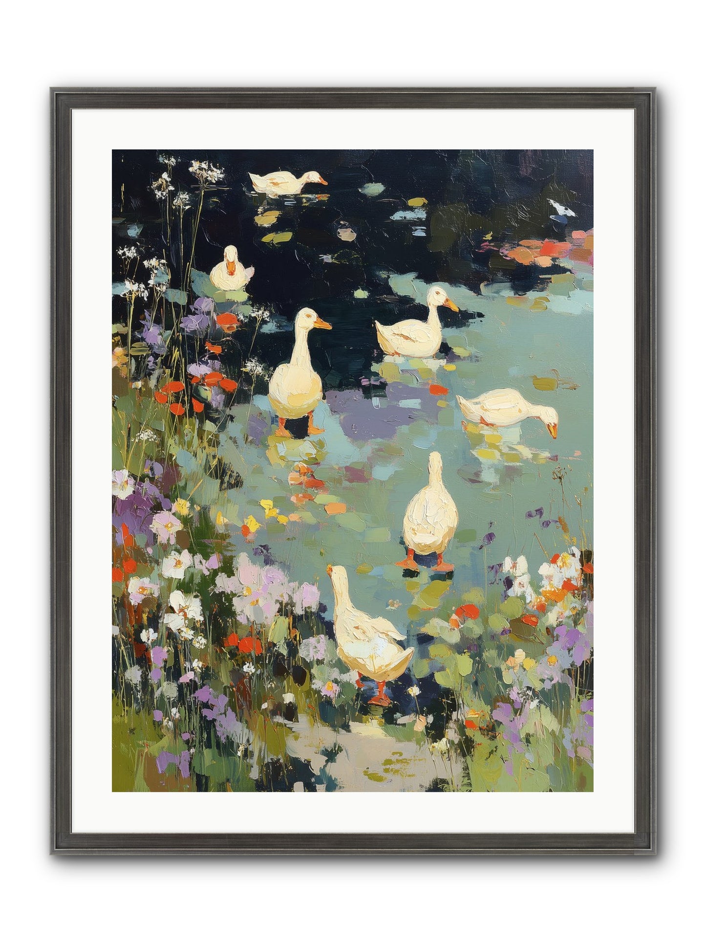 Eternal Summer Framed Print - Slimwoods Black/Silver 24x32