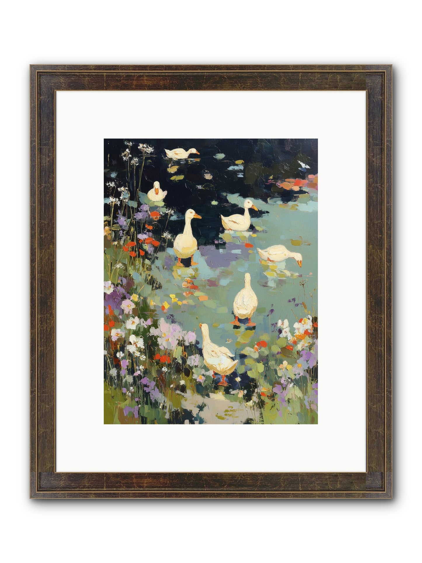 Eternal Summer Framed Print - Slimwoods Black/Gold 9x12