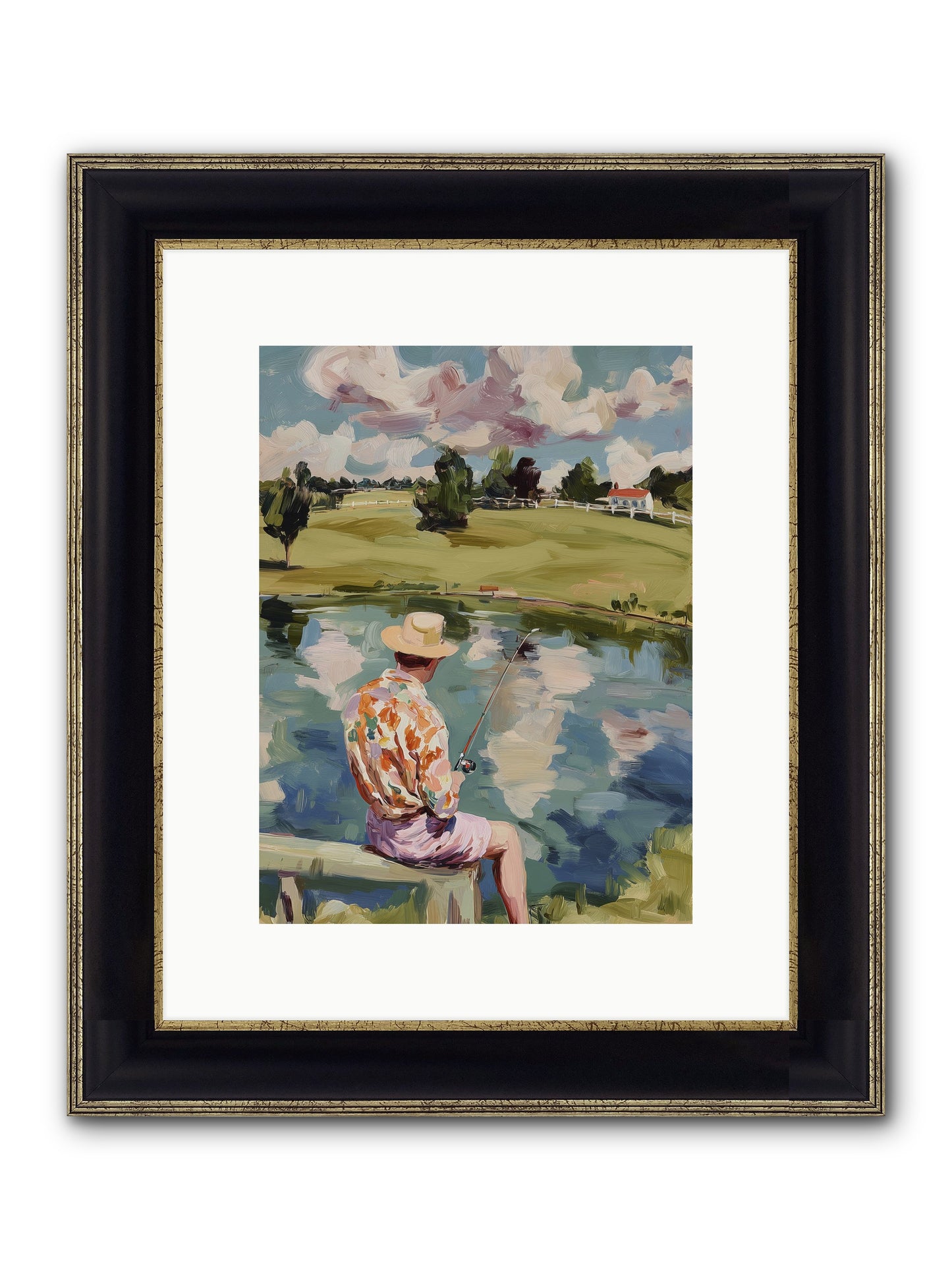 Eternal Sunshine Framed Print - Black & Gold 9x12