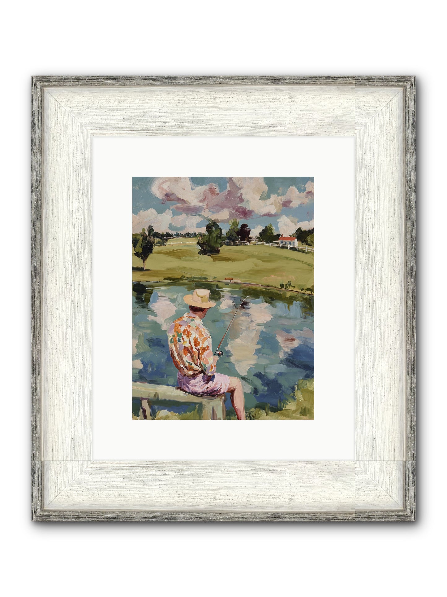 Eternal Sunshine Framed Print - Driftwood White 9x12