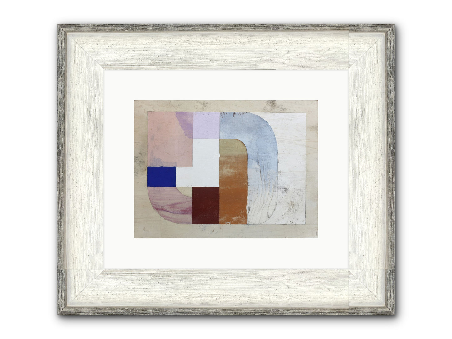 Ethereal Oscillation Framed Print - Driftwood White 12x9