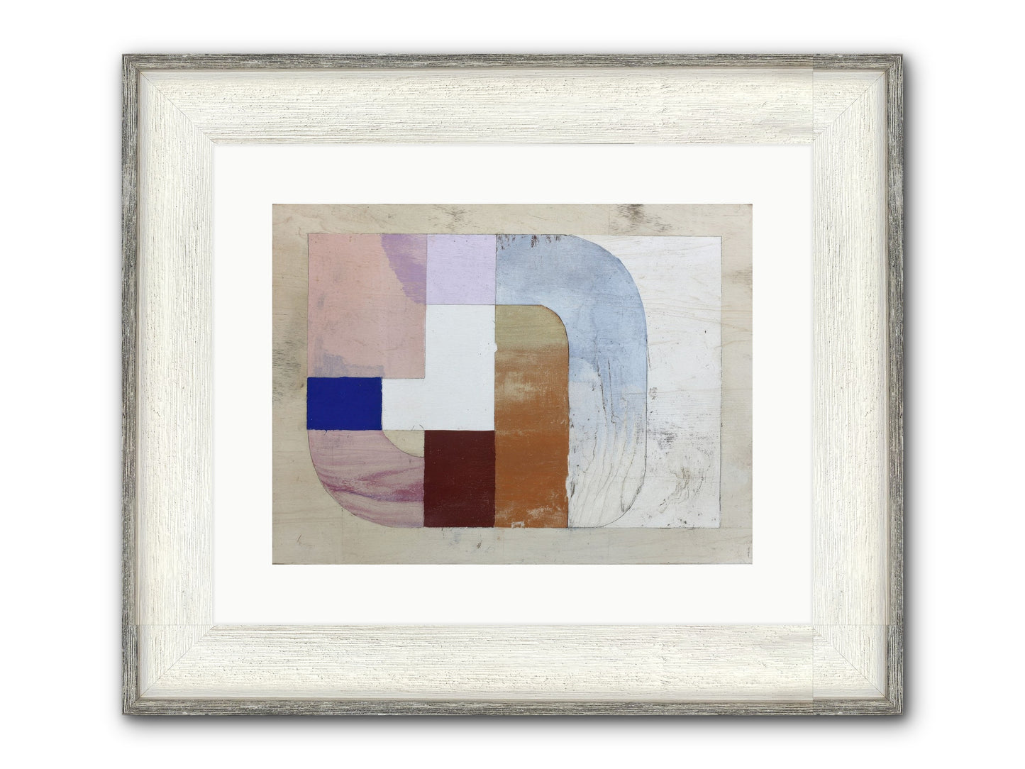 Ethereal Oscillation Framed Print - Driftwood White 16x12