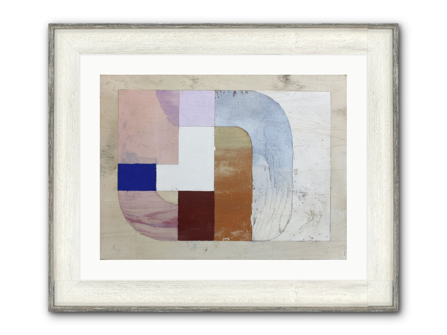Ethereal Oscillation Framed Print - Driftwood White 24x18