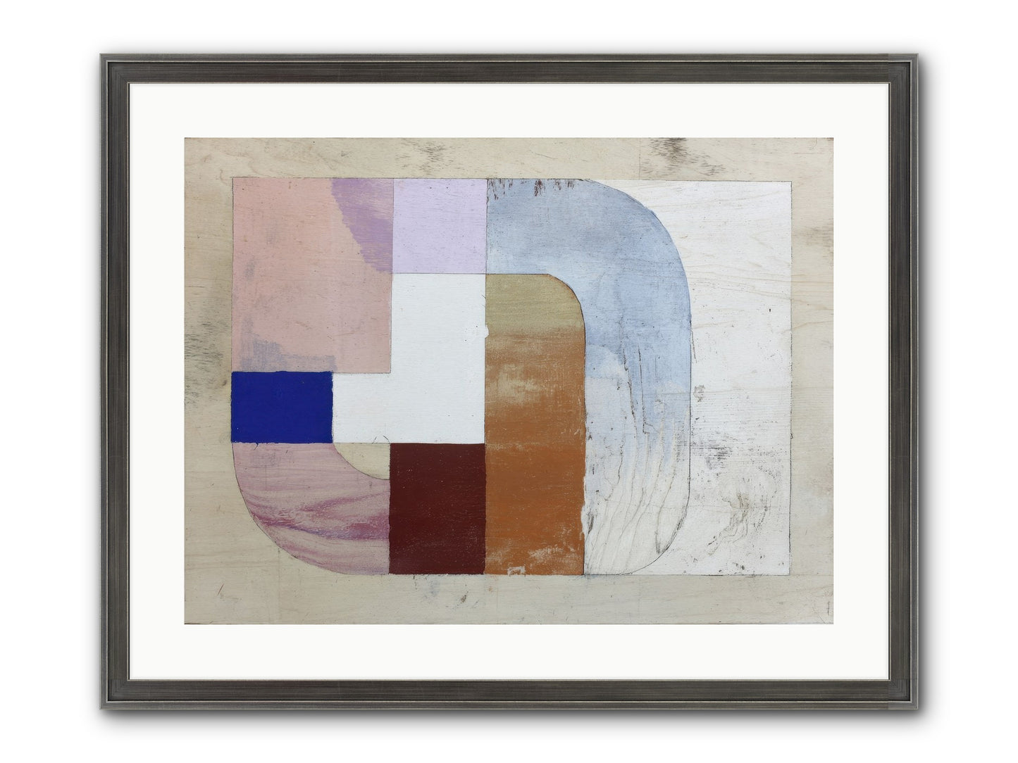 Ethereal Oscillation Framed Print - Slimwoods Black/Silver 24x18