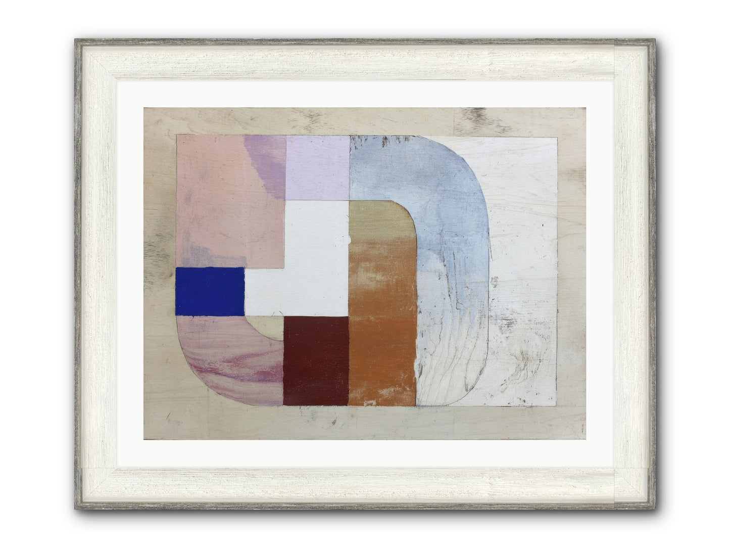 Ethereal Oscillation Framed Print - Driftwood White 32x24
