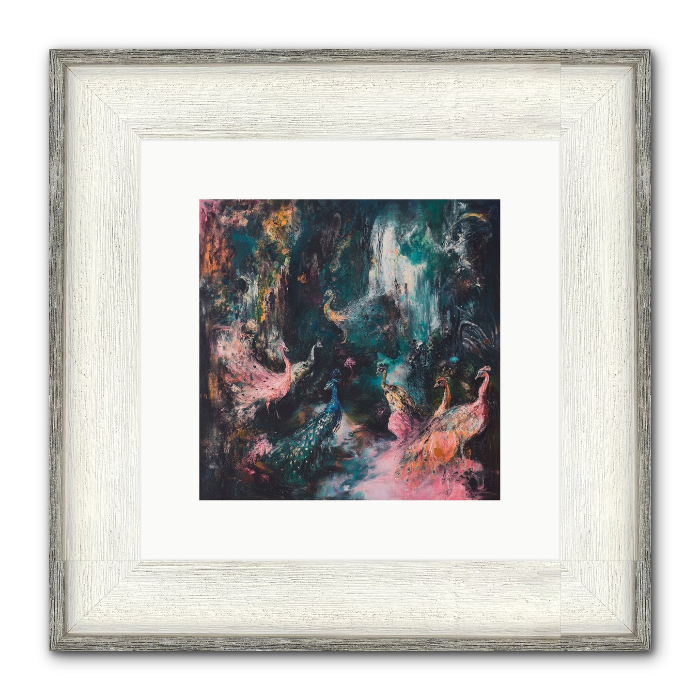 Evening At Kingston Framed Print - Driftwood White 10x10