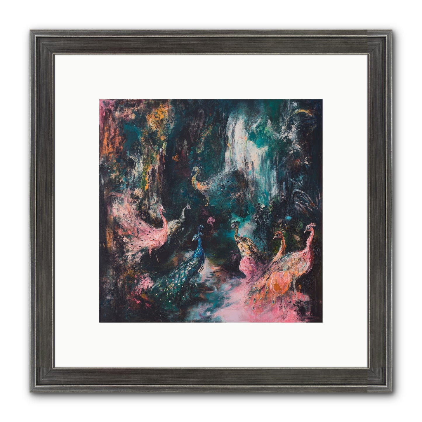 Evening At Kingston Framed Print - Slimwoods Black/Silver 10x10