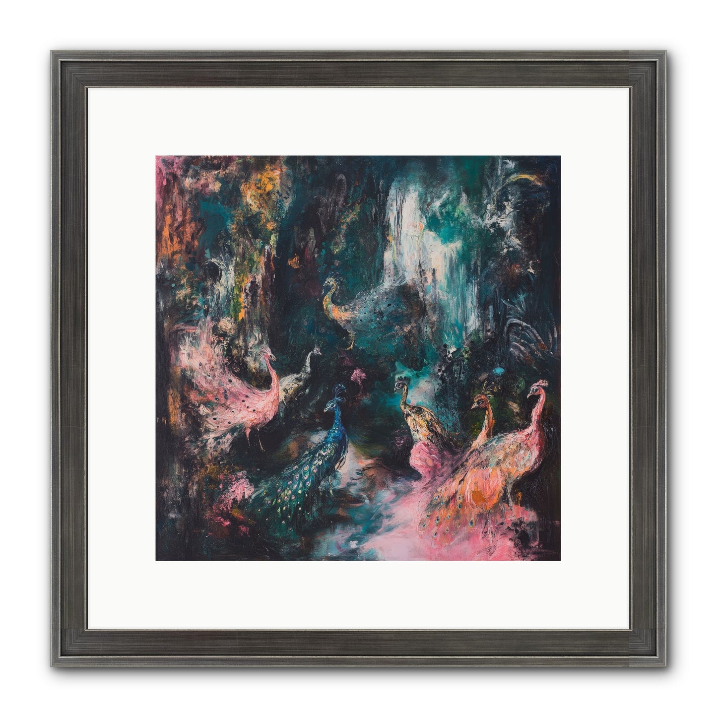 Evening At Kingston Framed Print - Slimwoods Black/Silver 12x12