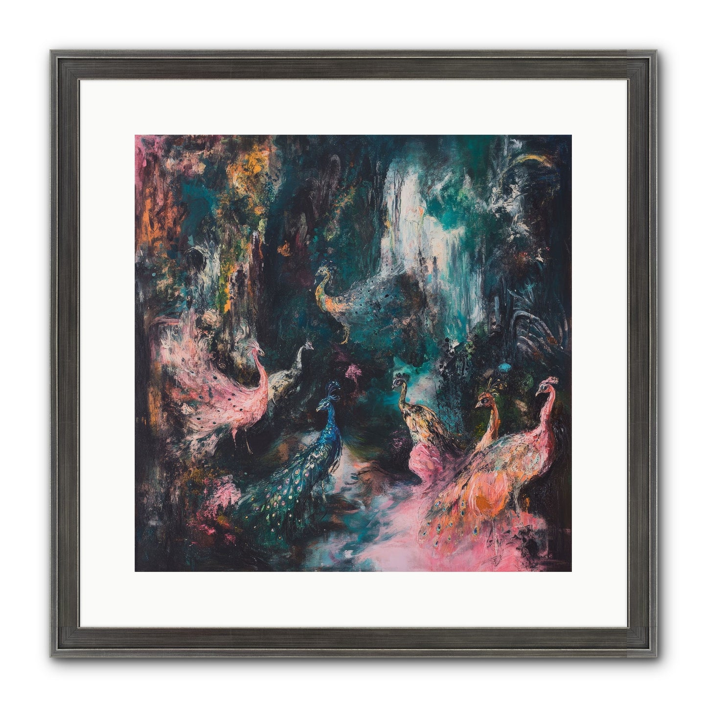 Evening At Kingston Framed Print - Slimwoods Black/Silver 16x16
