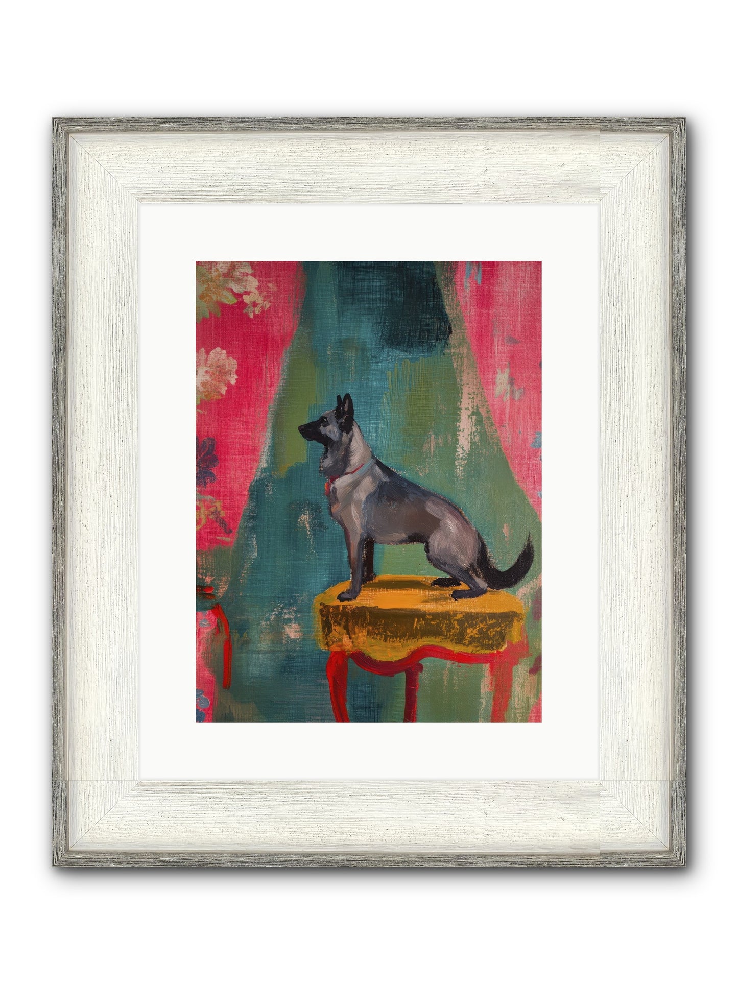 Evening Star Framed Print - Driftwood White 12x16